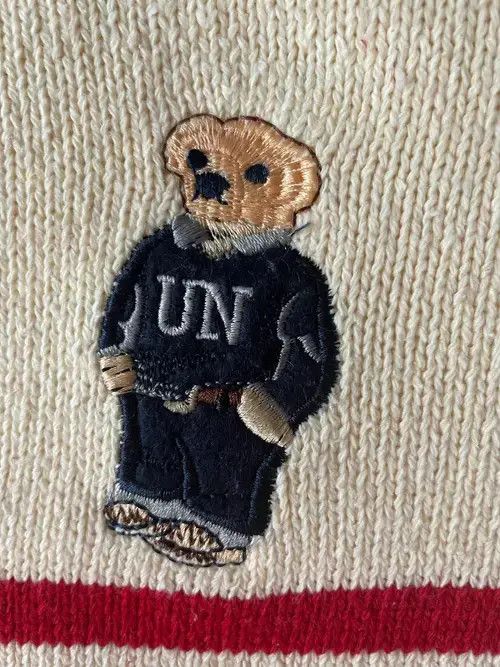 Individualized Shirts Harajuku Vintage Cute Bear Letter Print Polo Shirt Size US XXL / EU 58 / 5 - 3 Thumbnail