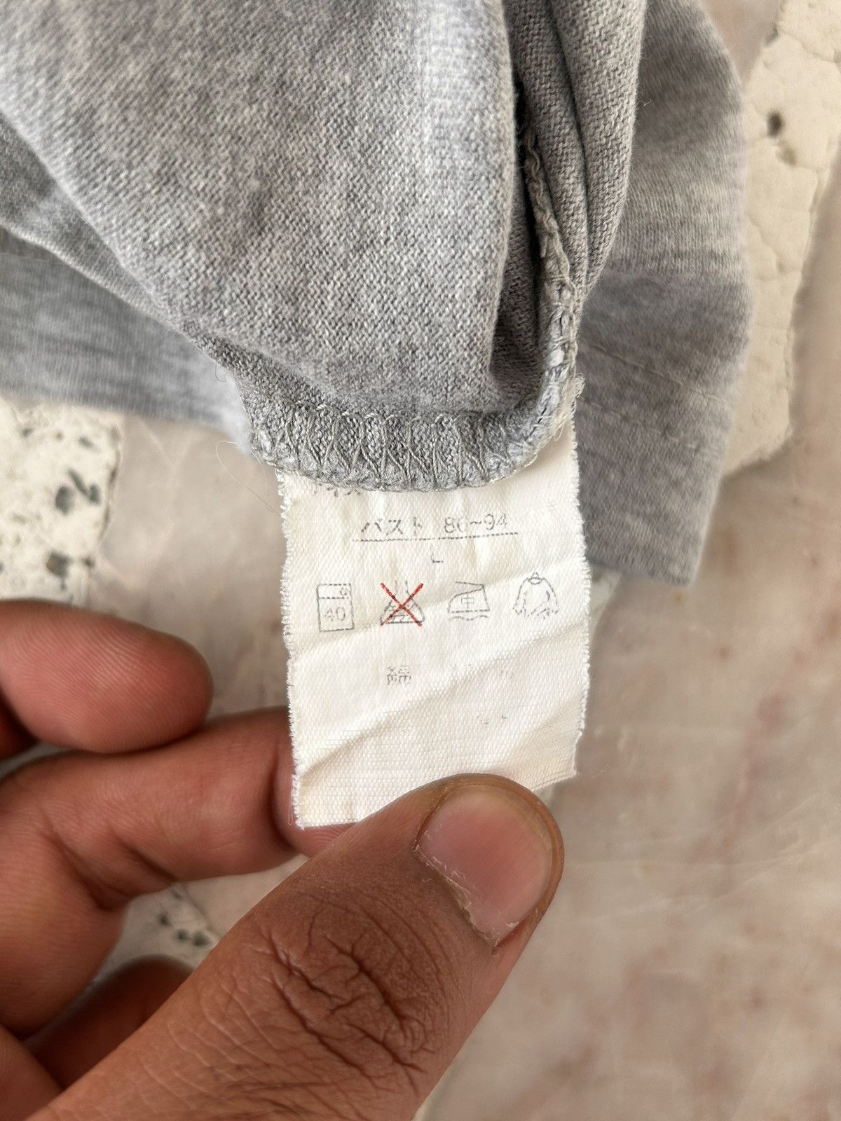 Yohji Yamamoto Fronthit spellout ysacs gray tee Size US M / EU 48-50 / 2 - 5 Thumbnail