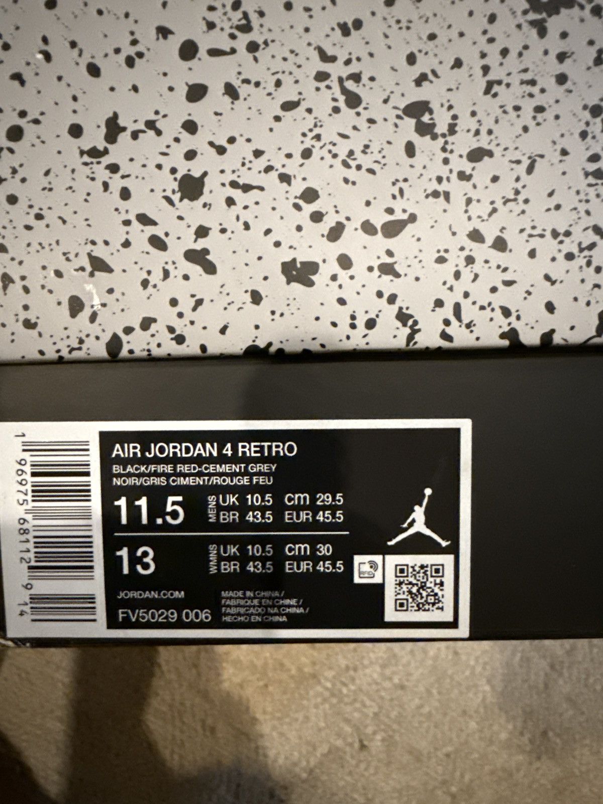 Jordan Brand × Nike Jordan 4 reimagined Size US 11.5 / EU 44-45 - 5 Thumbnail