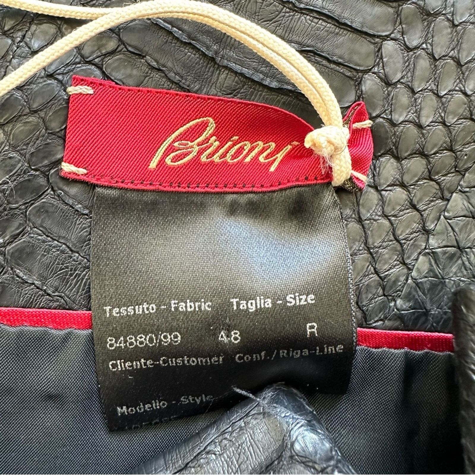 Brioni NWT! Brioni women snake skin leather skirt size 12 US 6500$ Size 34" / US 12 / IT 48 - 7 Thumbnail
