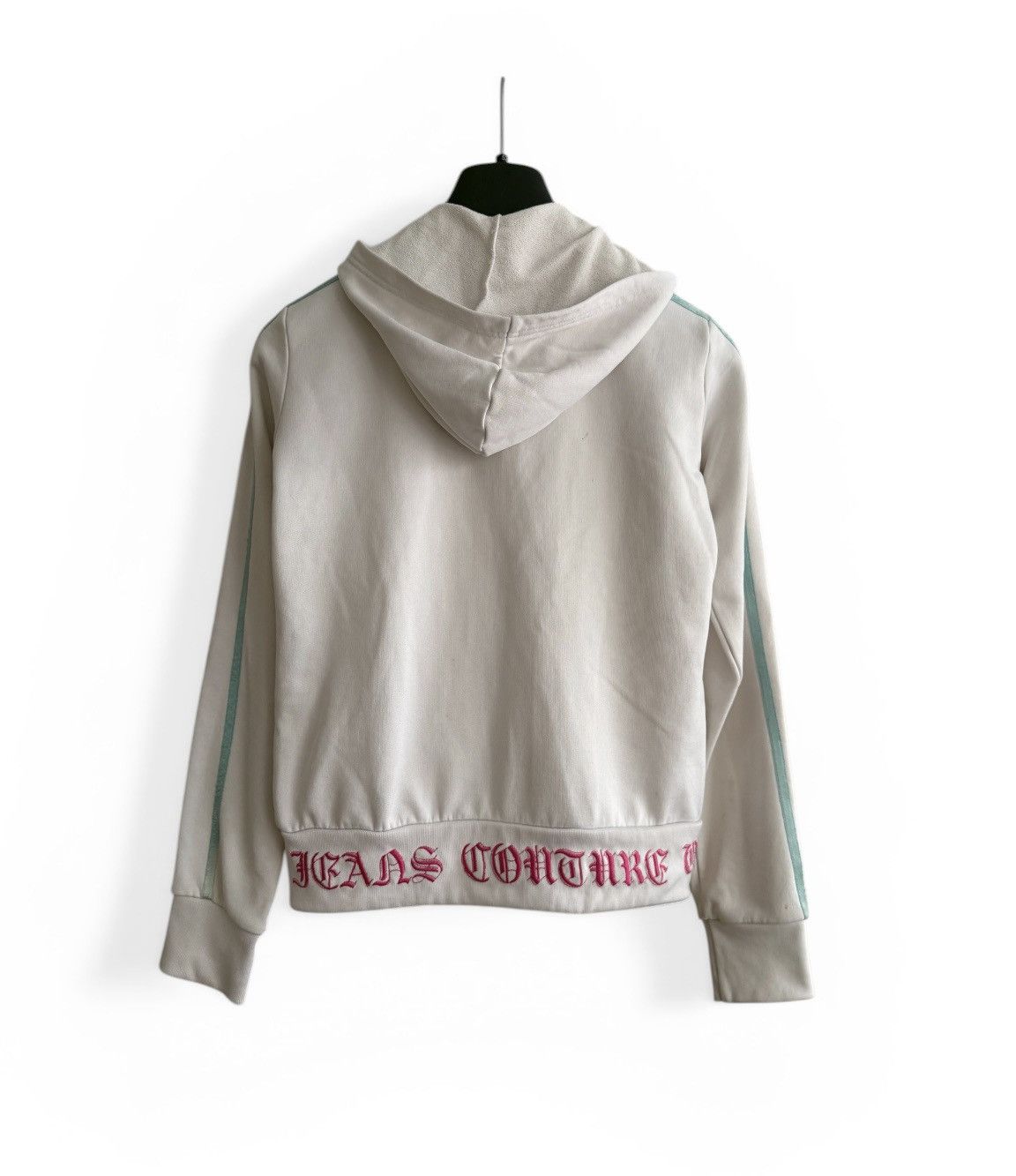 Versace Jeans Couture Vintage Versace Gotic Logo Embroidery Hoodie Size S / US 4 / IT 40 - 2 Thumbnail