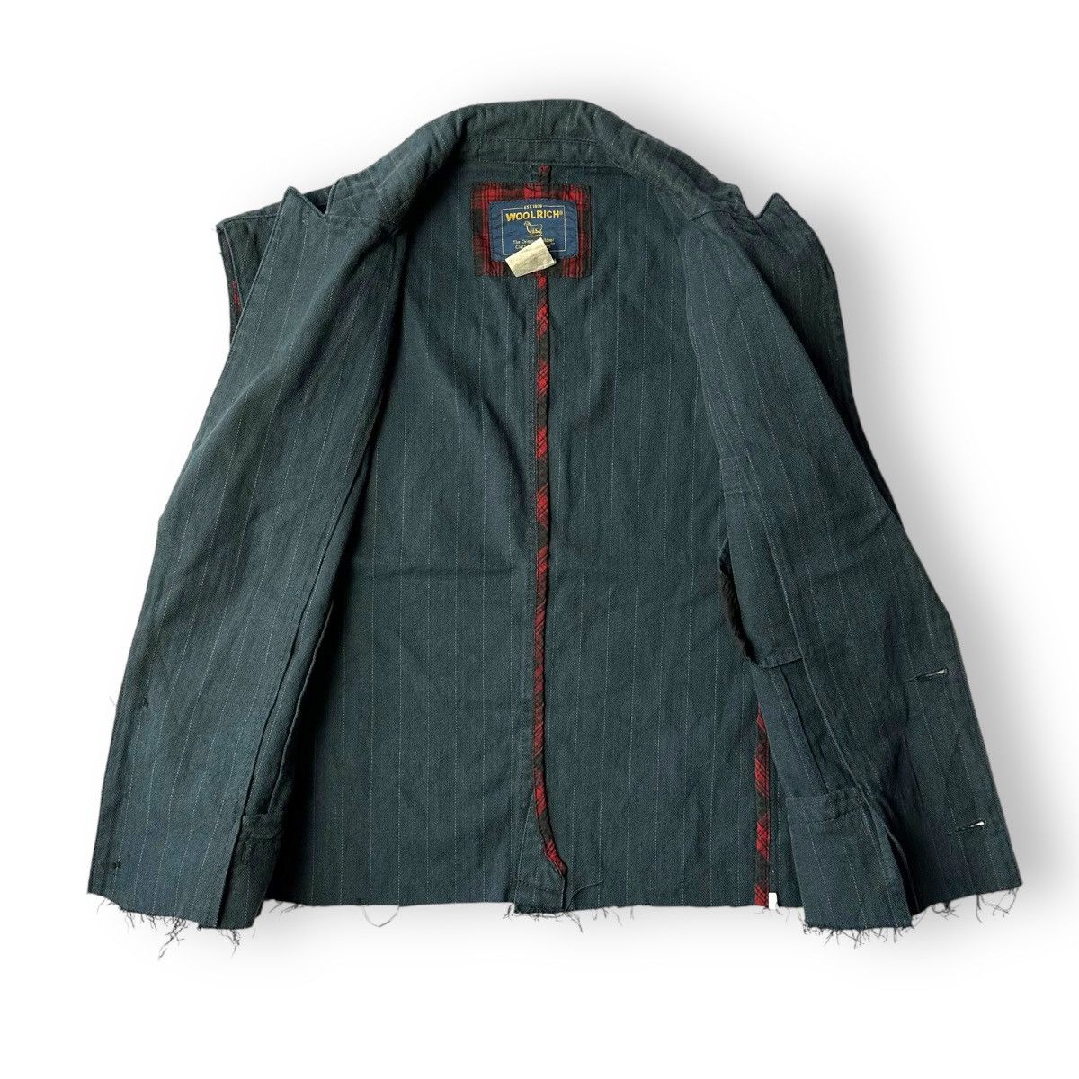 Woolrich Woolen Mills VINTAGE CUSTOM WOOLRICH STRIPES BUTTON UP VEST Size US L / EU 52-54 / 3 - 8 Thumbnail