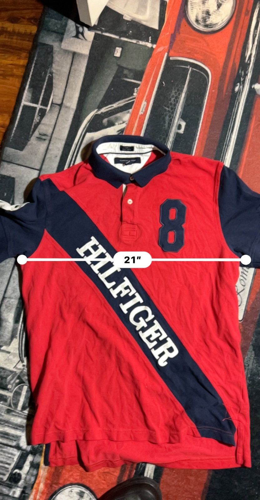 Tommy Hilfiger Tommy Hilfiger 90’s Polo Shirt Size US XL / EU 56 / 4 - 4 Thumbnail