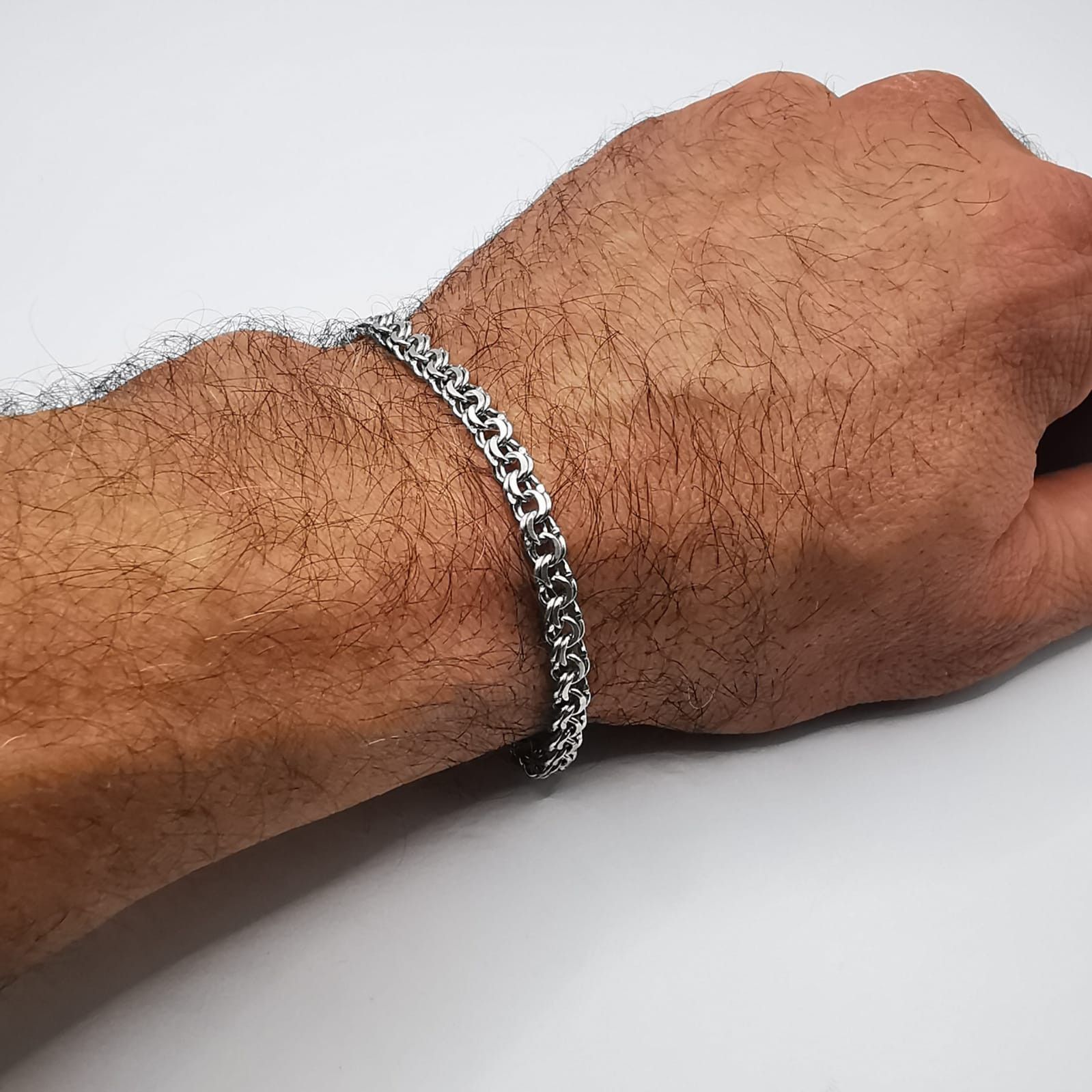 Sterling Silver Vintage Bracelet Jewelry,925 Sterling Silver, Handmade 8,92g Size ONE SIZE - 4 Thumbnail