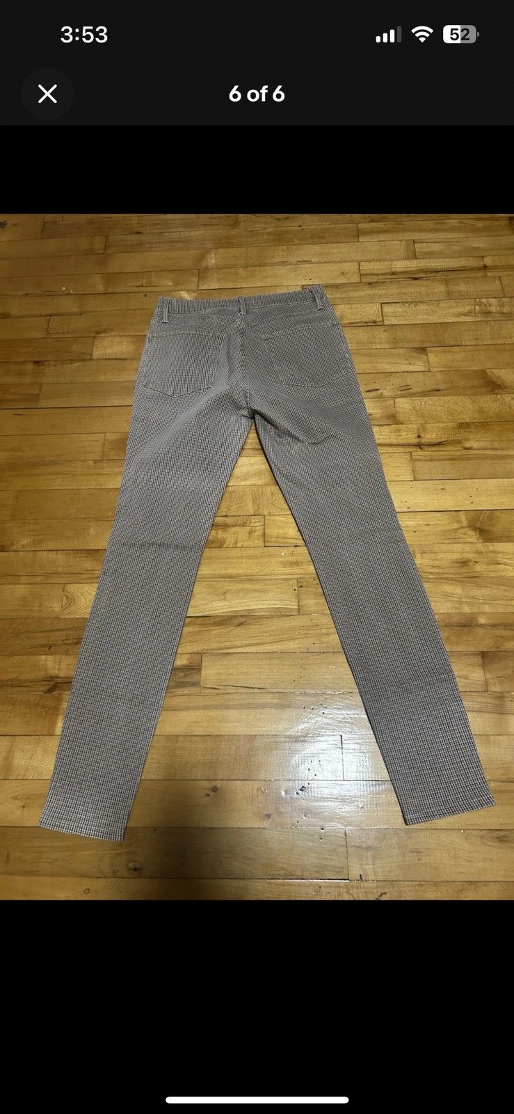 Frame Frame Denim le High Skinny Women's Jeans Plaid Pattern Size 26" / US 2 / IT 38 - 6 Thumbnail