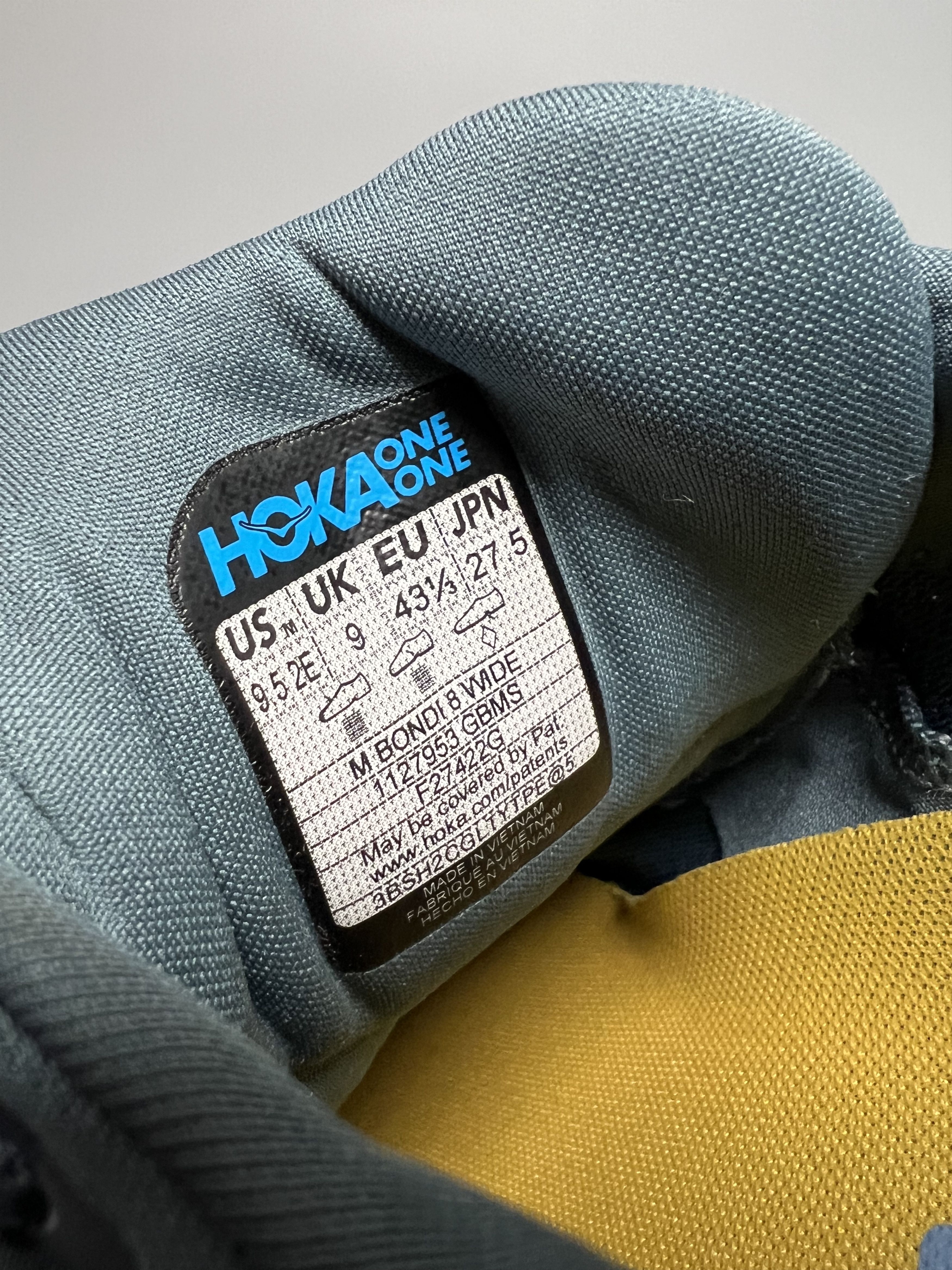 Hoka 9.5 EE Hoka One One Bondi 8 Wide Running Shoes Gym Walking Size US 9.5 / EU 42-43 - 9 Thumbnail