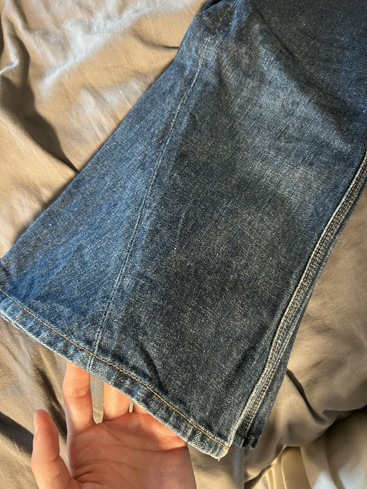 KOZABURO Kozaburo Cropped 3d flare jeans Size US 28 / EU 44 - 6 Thumbnail