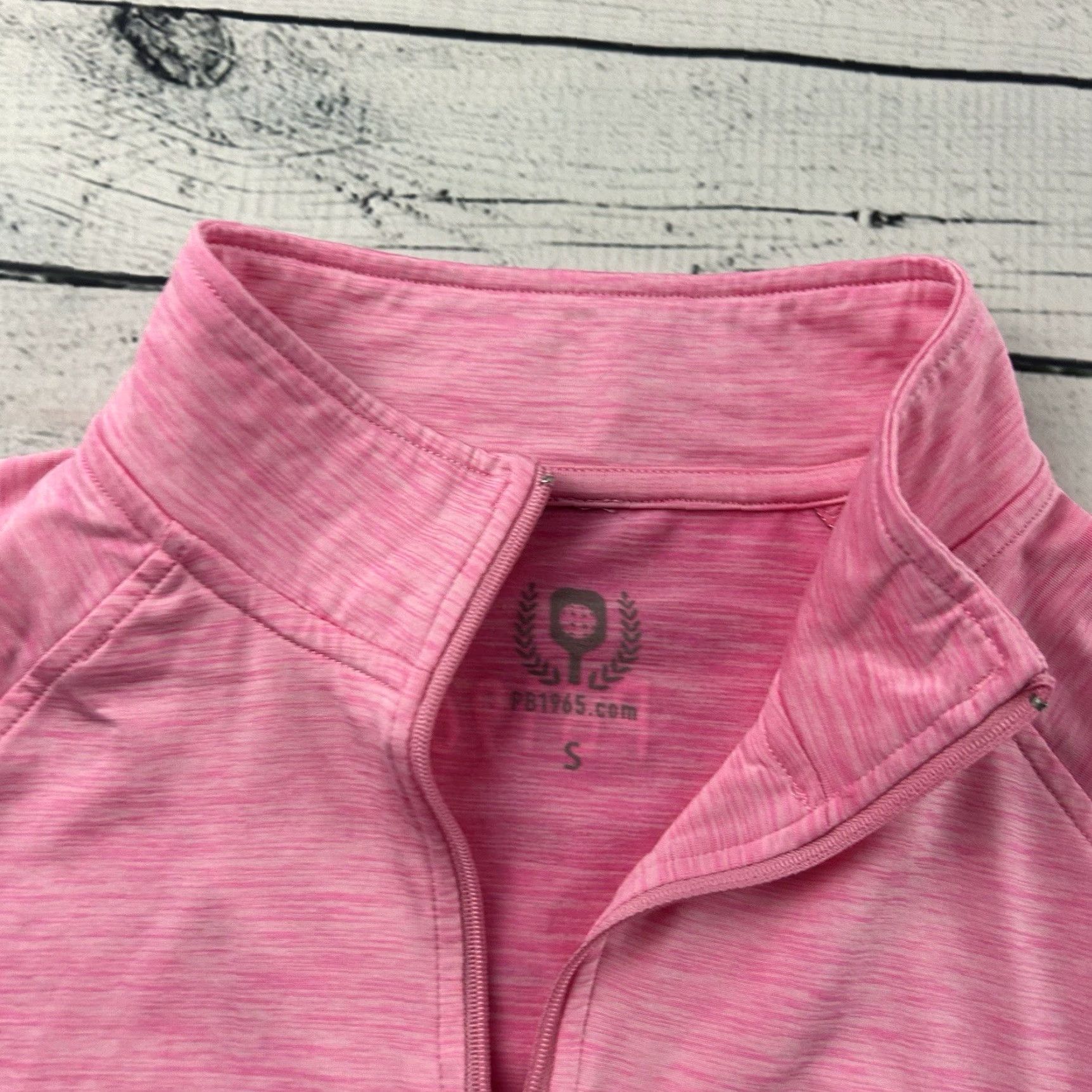 Pinko Pickleball 1965 1/4 Zip Pullover Athletic Jacket Women's Small Pink Shirt Jacket 1/4 Zip Size S / US 4 / IT 40 - 3 Thumbnail