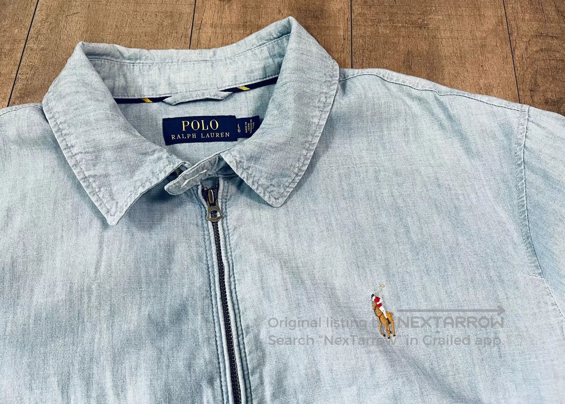 Polo Ralph Lauren Ralph Lauren Blue Dye Linen A2 Jacket. Size US M / EU 48-50 / 2 - 2 Thumbnail