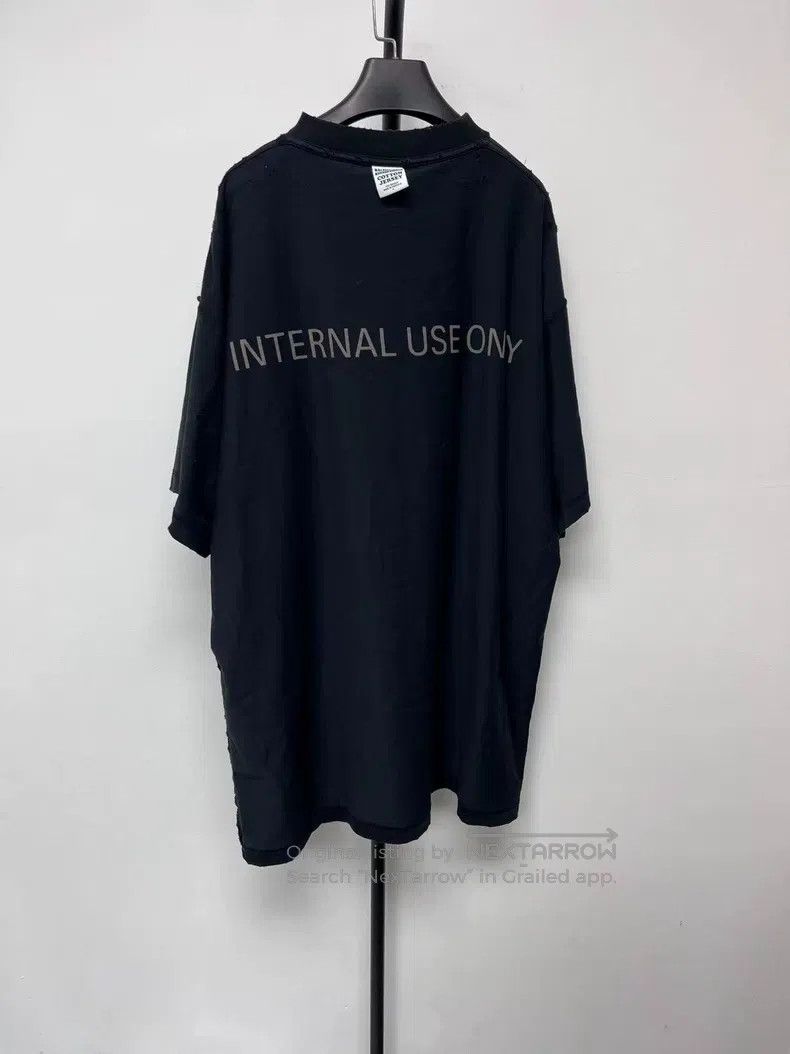 Balenciaga Balenciaga Letter Fitted Round Neck Short Sleeve Pullover Size US XL / EU 56 / 4 - 2 Thumbnail