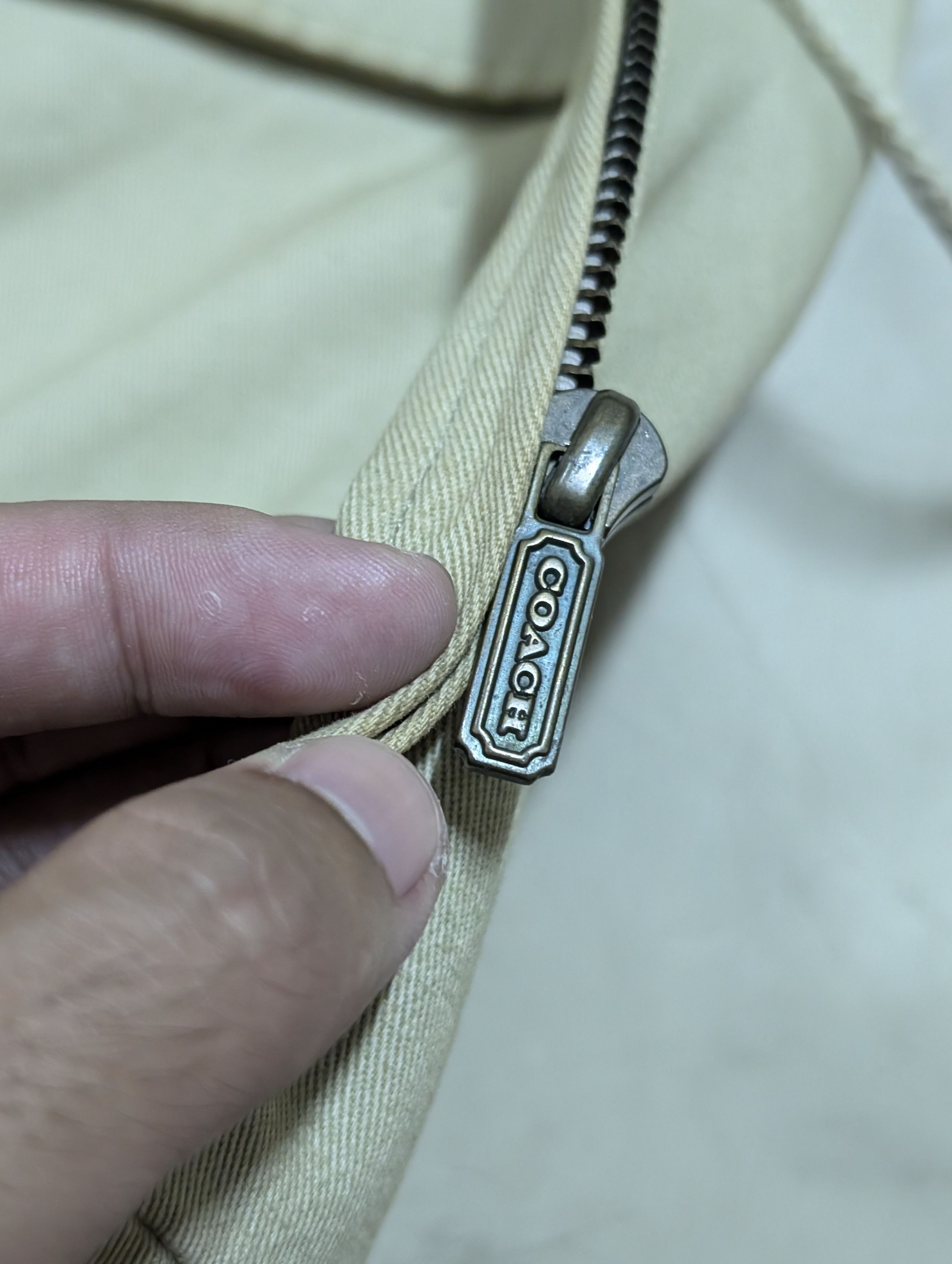 Coach Vintage Made In USA Coach Trim Leather Plain Zipper Jacket Size US S / EU 44-46 / 1 - 12 Thumbnail