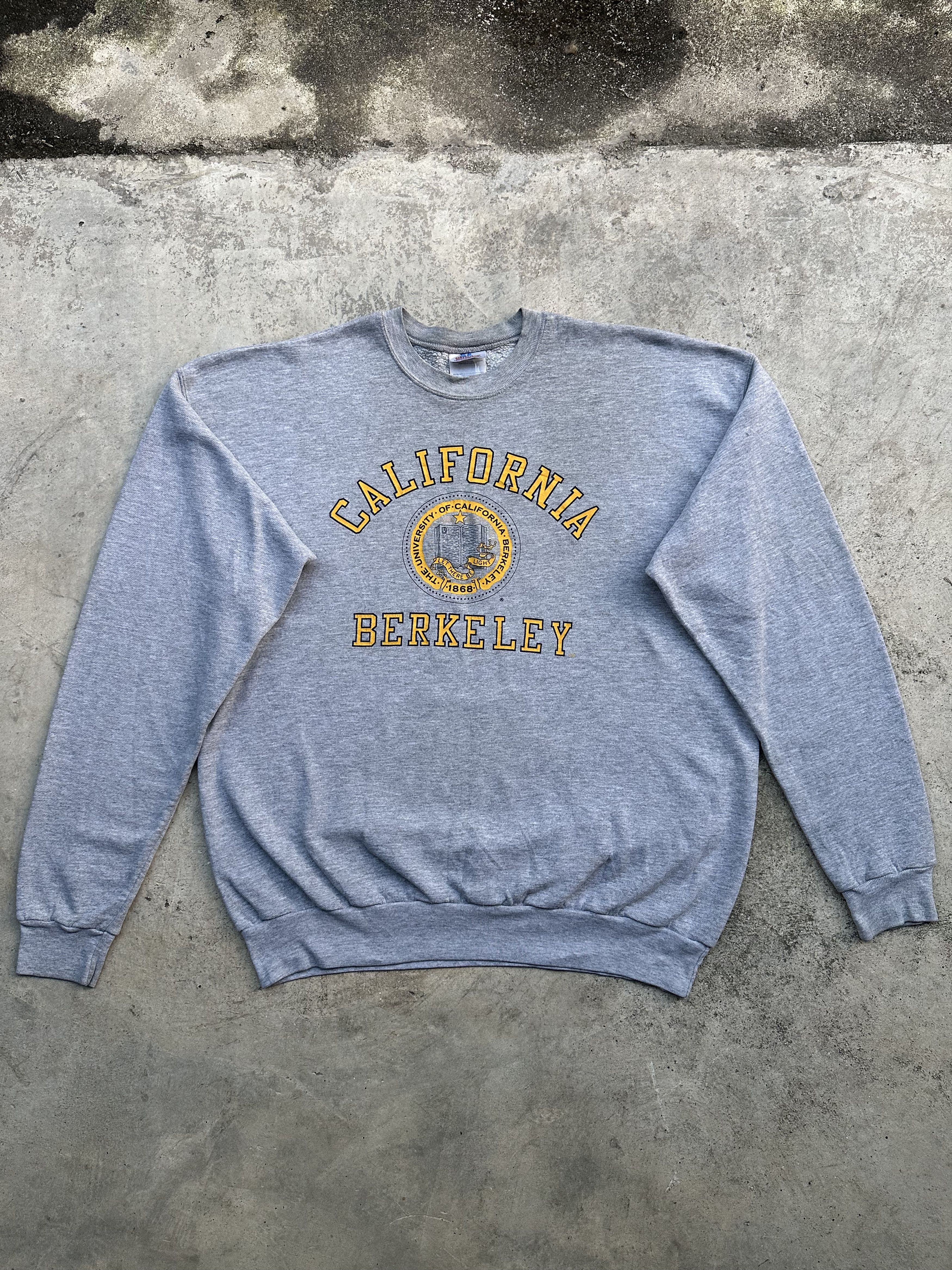 Hanes Vintage 90s University Of California Berkeley Sweatshirt Size US L / EU 52-54 / 3 - 1 Thumbnail