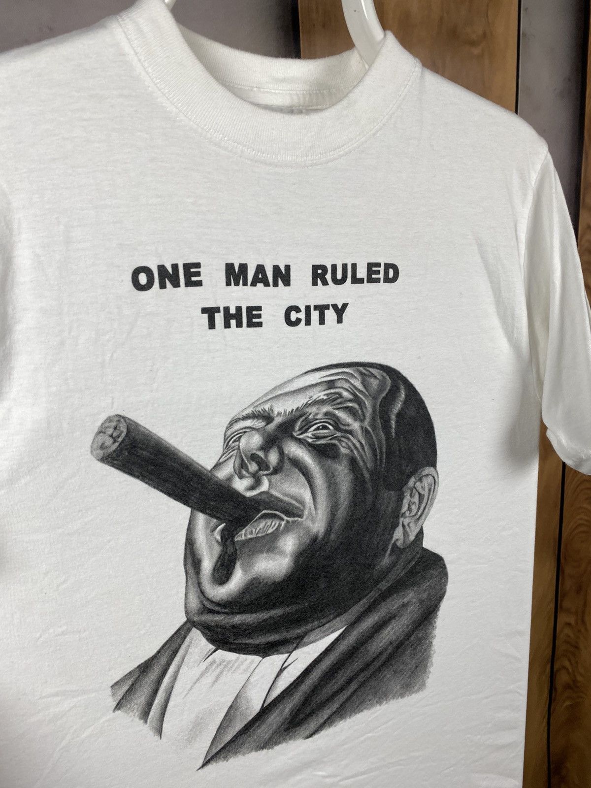 Rap Tees 🚬Vintage 90s T-Shirt Mafia Marcus One Man Ruled The City🚬 Size US S / EU 44-46 / 1 - 2 Thumbnail