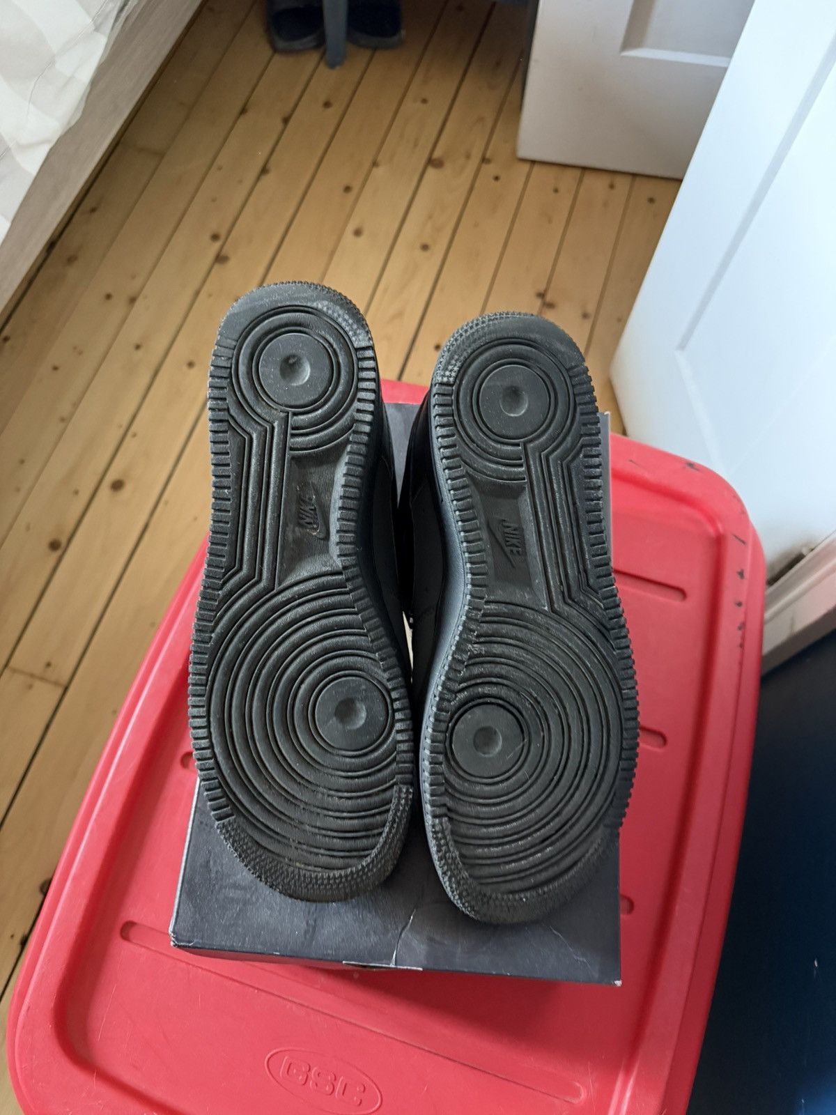 Nike Nike Air Force 1 ‘07 LV8 JDI – Triple Black – Size 10 Size US 10.5 / EU 43-44 - 7 Thumbnail