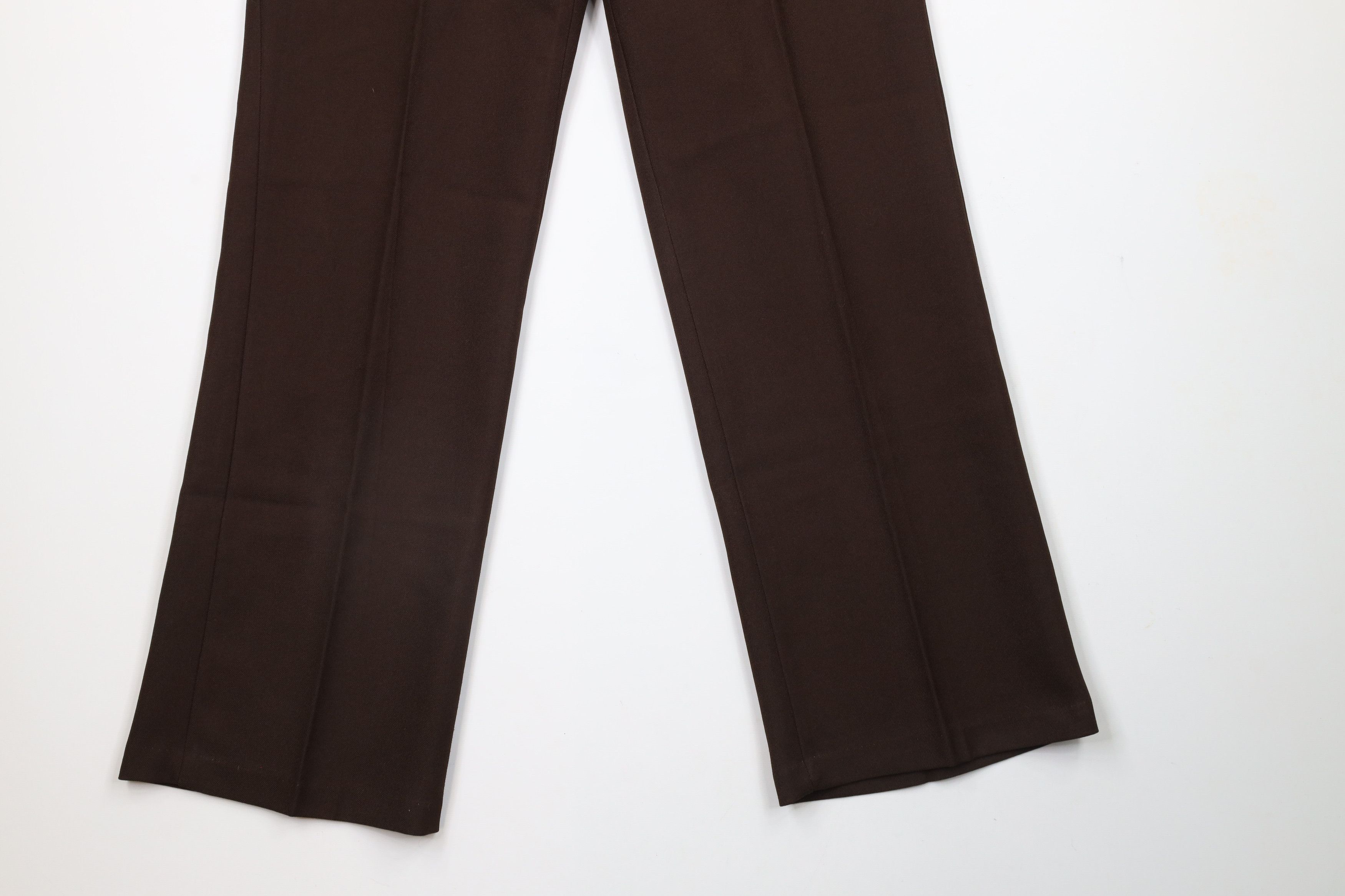 Vintage Vintage 70s Streetwear Bell Bottoms Chino Pants Brown USA Size US 34 / EU 50 - 4 Thumbnail
