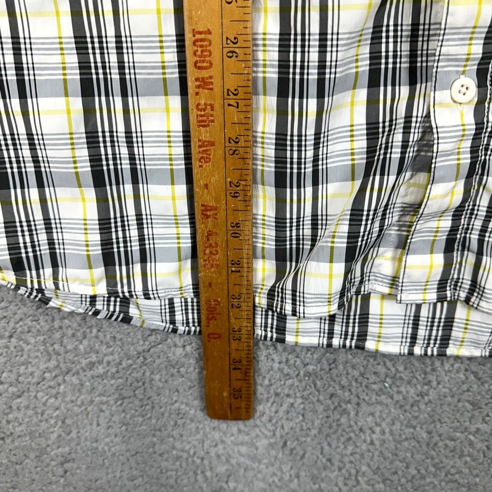 Eddie Bauer Eddie Bauer Travex Nylon Blend Shirt Hiking Mens TXL Tall Gray Plaid Button Up Shirt Size US XL / EU 56 / 4 - 7 Thumbnail