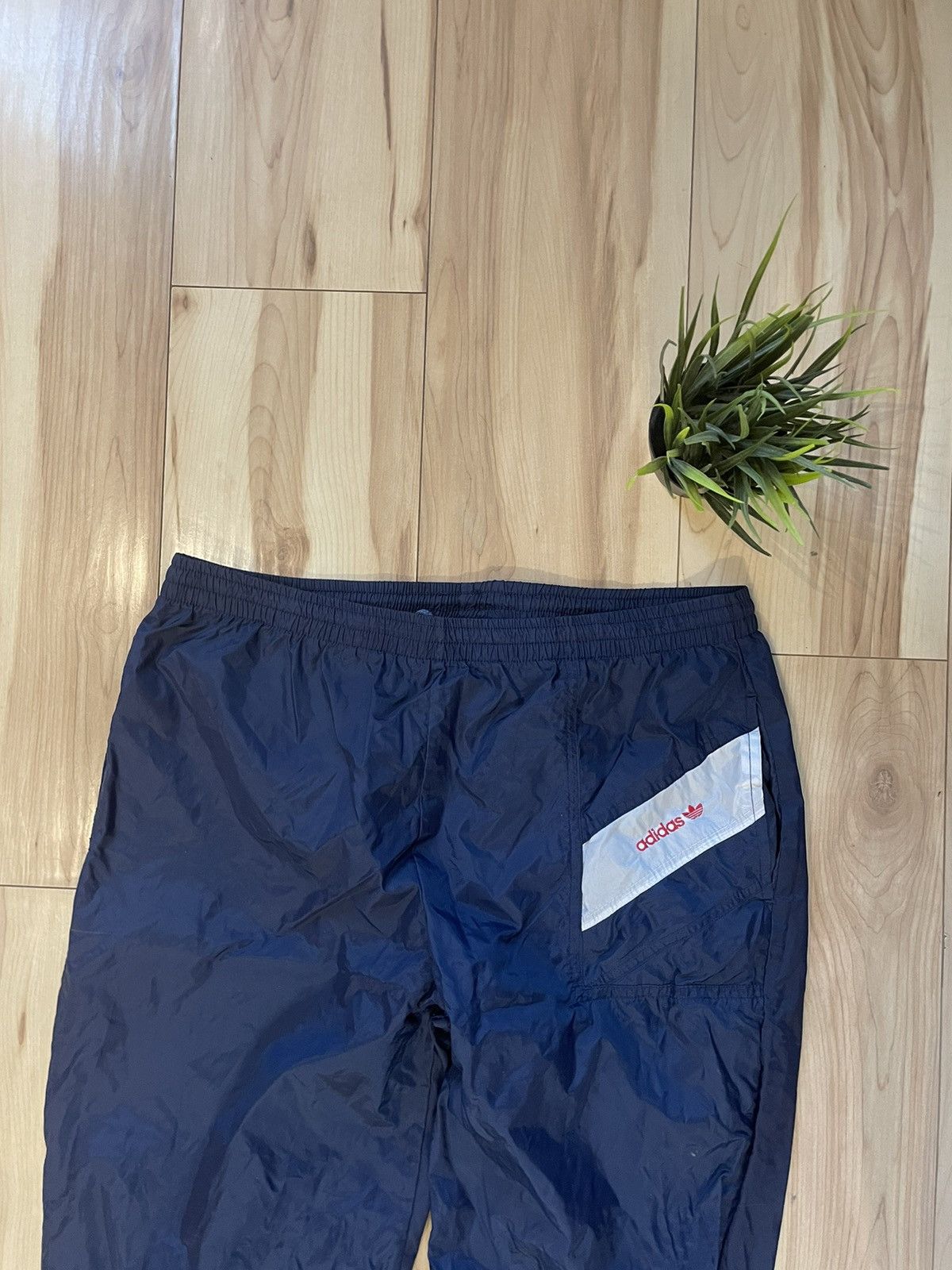 Adidas × Vintage Nylon Vintage 90s Adidas Sweatpants Size 34" / US 12 / IT 48 - 2 Thumbnail