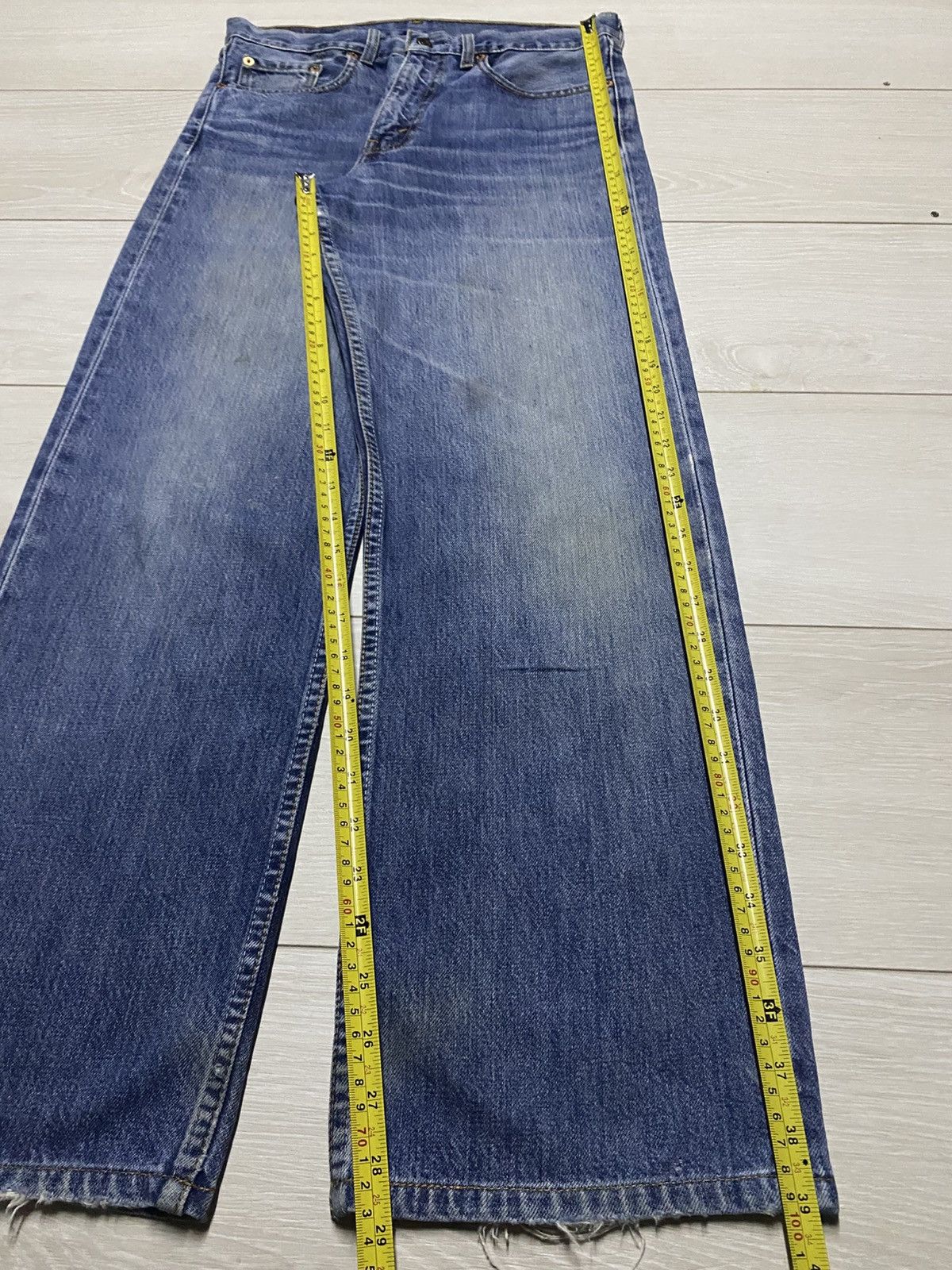 Vintagw Levis 508 90s Faded Wash Distressed Loose Jeans