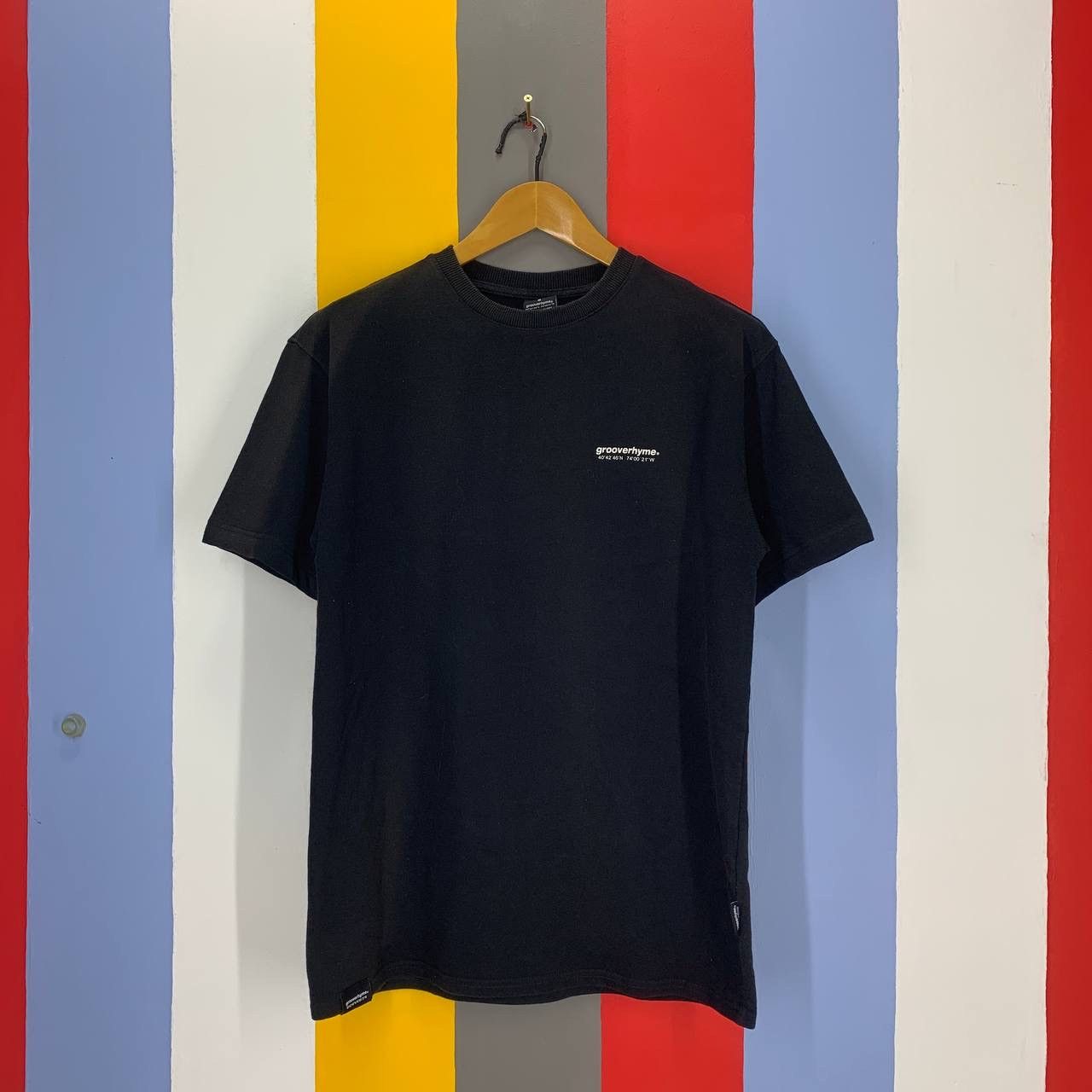 Japanese Brand GROOVERHYME Streetwear Crew Neck T Shirt #2243/20 Size US M / EU 48-50 / 2 - 4 Thumbnail