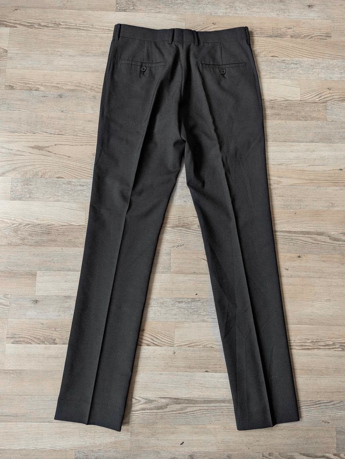 Matinique Matinique Wool Striped Black Dress Pants Slim 31 Size US 31 - 3 Thumbnail