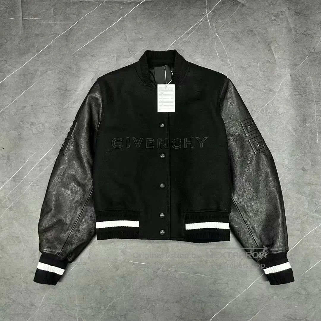 Givenchy givenchy leather sleeve baseball jacket size 36. Size US S / EU 44-46 / 1 - 1 Thumbnail