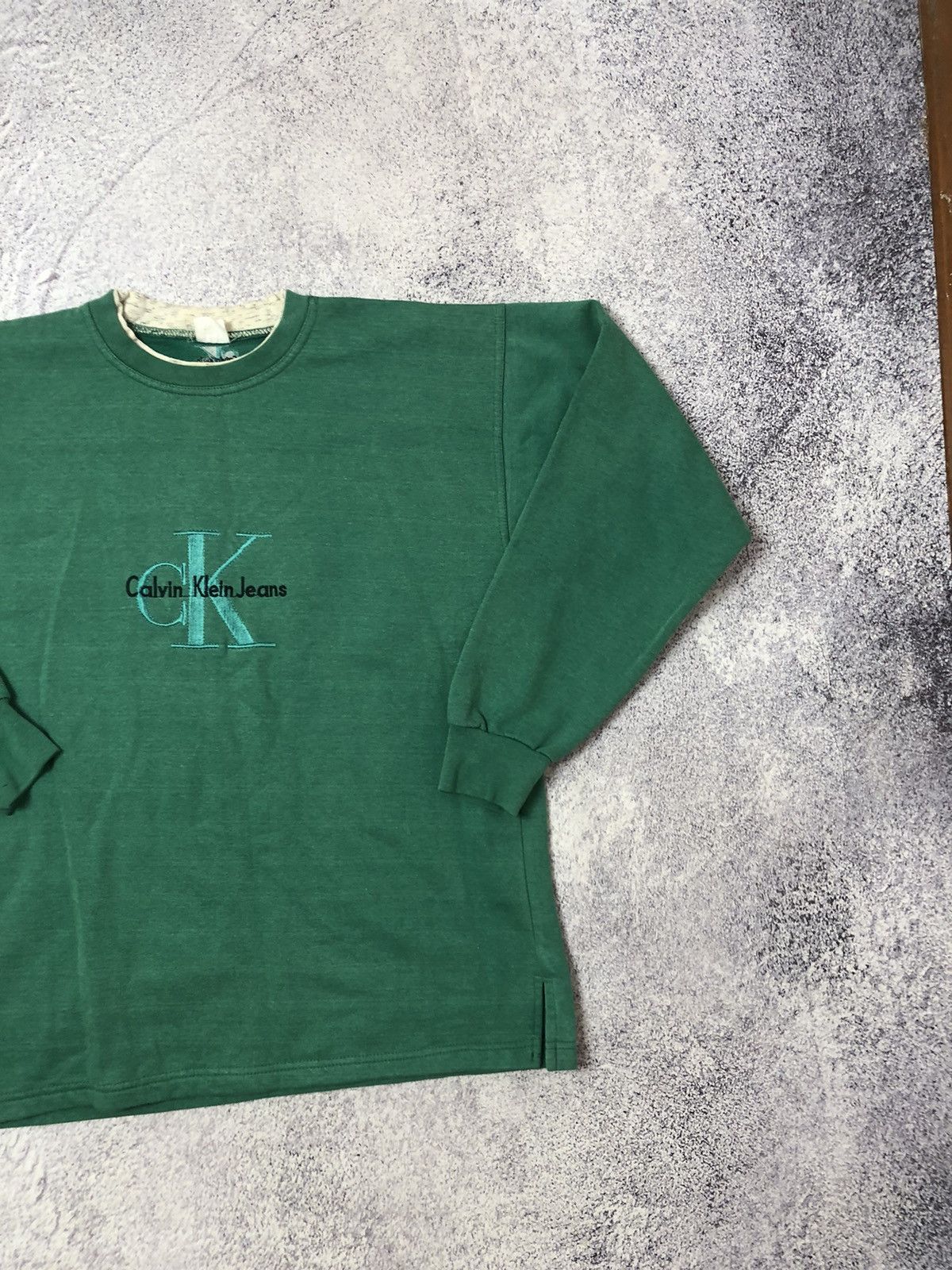 Calvin Klein × Vintage Vintage men’s sweater Calvin Kline big logo sport usa Size US XL / EU 56 / 4 - 2 Thumbnail