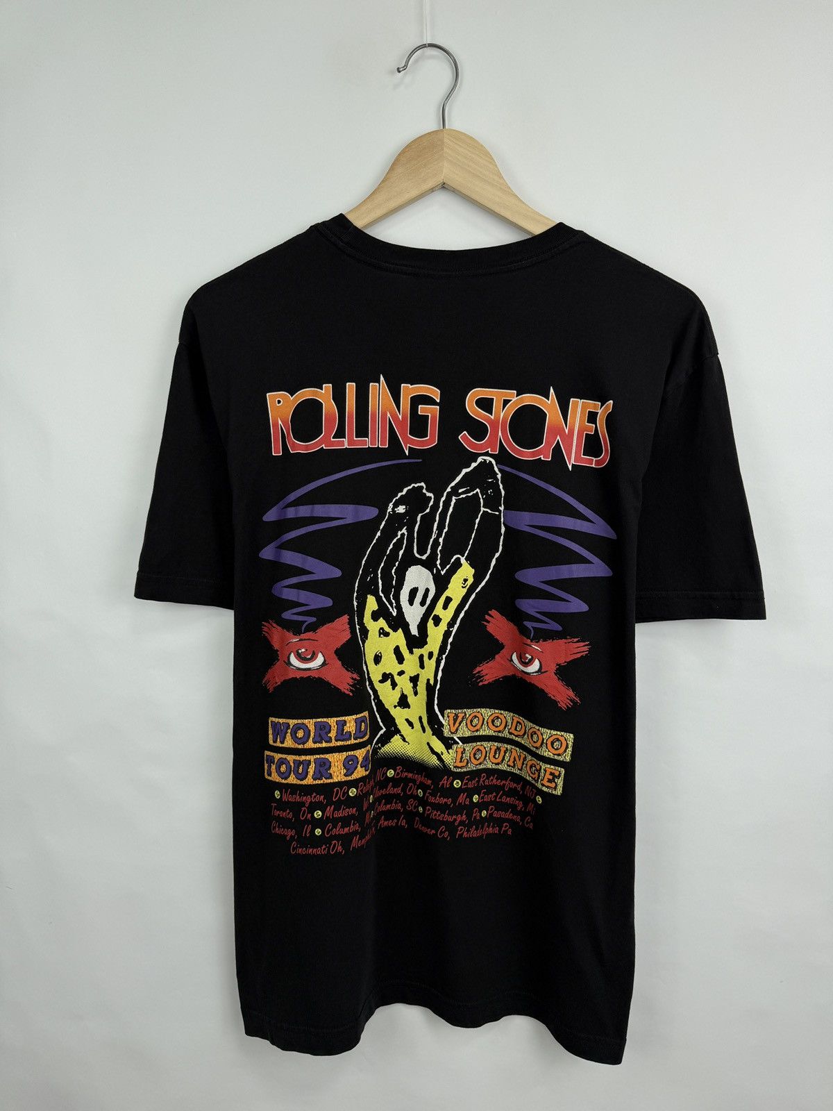 The Rolling Stones 🇬🇧 The Rolling Stones Voodoo Lounge World Tour 94 T-Shirt H&M Size US M / EU 48-50 / 2 - 7 Thumbnail