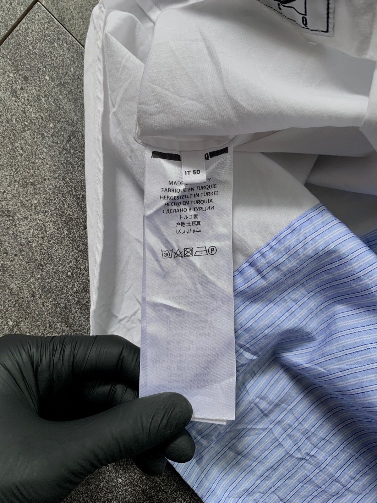 Alexander McQueen FREE TAX! Patchworked Longsleeve Shirt Size US M / EU 48-50 / 2 - 7 Thumbnail