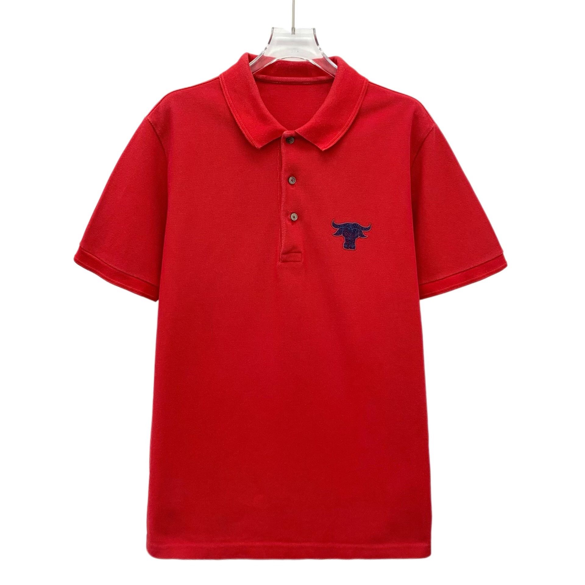 Dior Dior Cotton Embroidered Red Polo XS Men Size US XS / EU 42 / 0 - 1 Thumbnail