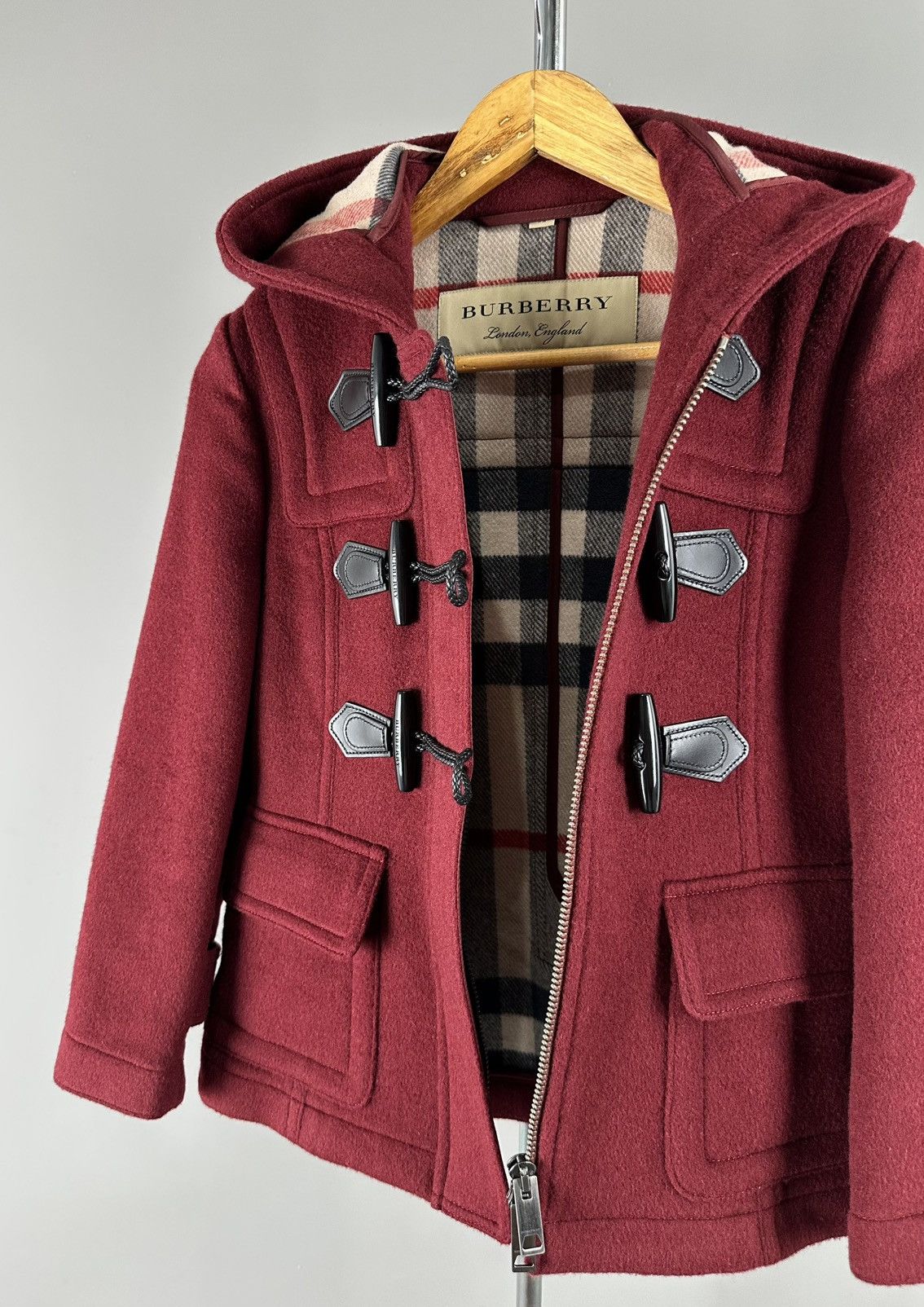 Burberry Burberry - Wool Short Black Well Duffle Coat Size XS / US 0-2 / IT 36-38 - 7 Thumbnail
