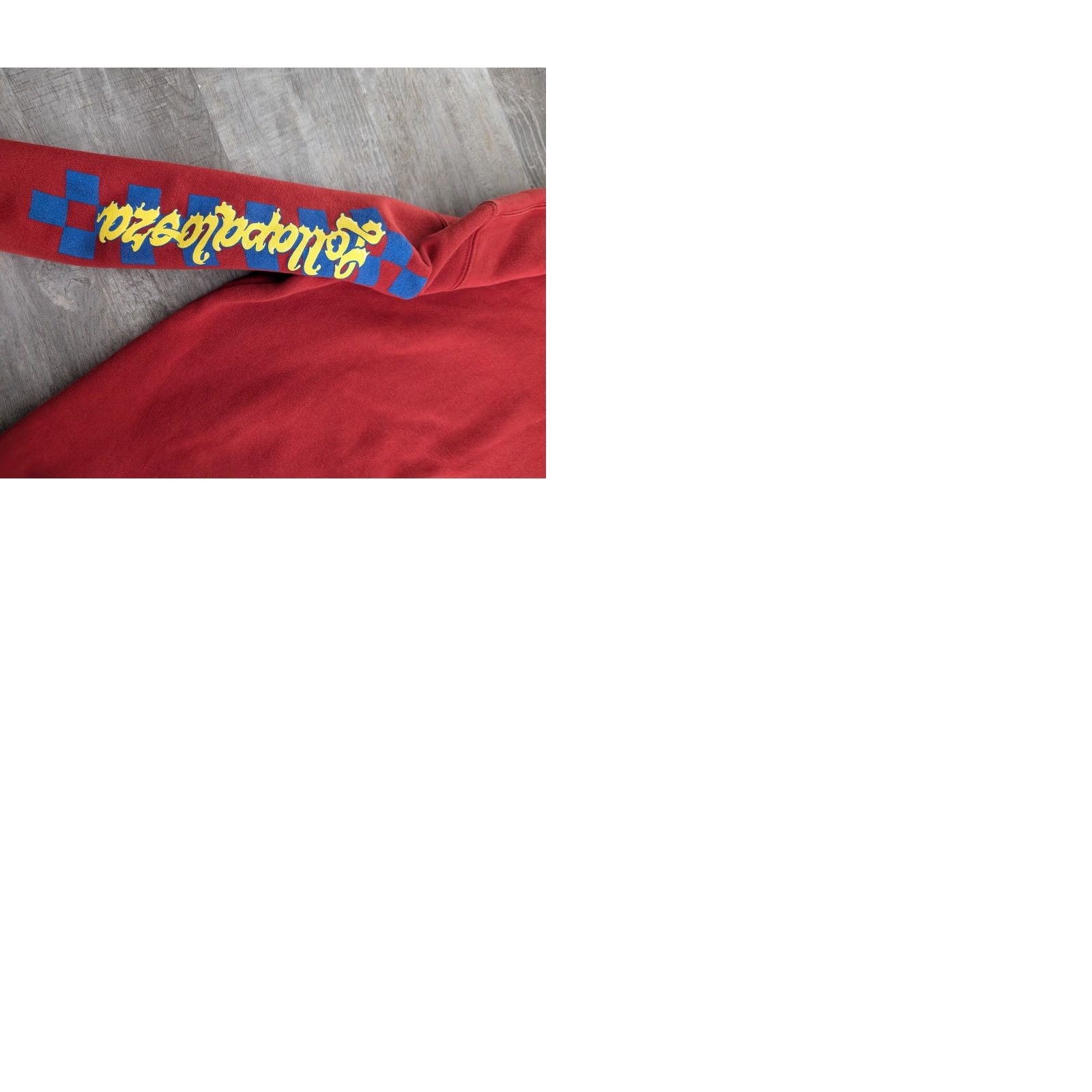Vintage VINTAGE Lollapalooza Vienna Beef Hoodie Mens Medium Hooded Sweatshirt Brick Red Chicago Size US M / EU 48-50 / 2 - 10 Thumbnail