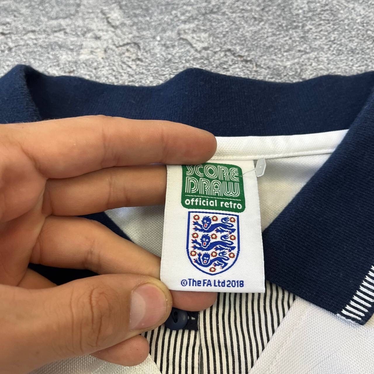 Japanese Brand England 1990/1992 Home Football Shirt Soccer Jersey Retro Size US XXL / EU 58 / 5 - 4 Thumbnail