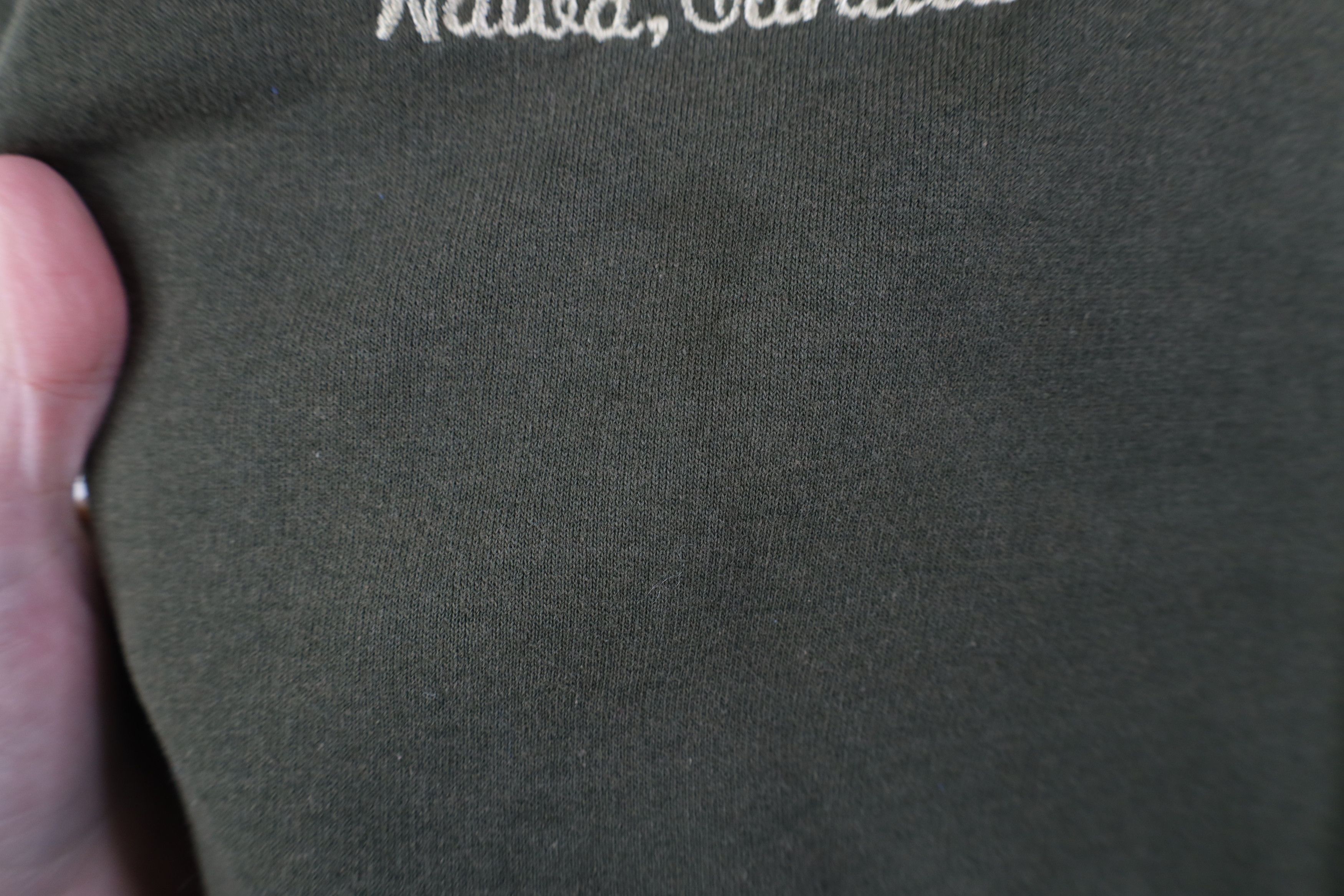 Vintage Vintage 90s Streetwear Wawa Canada Moose Sweatshirt Green Size US XL / EU 56 / 4 - 6 Thumbnail