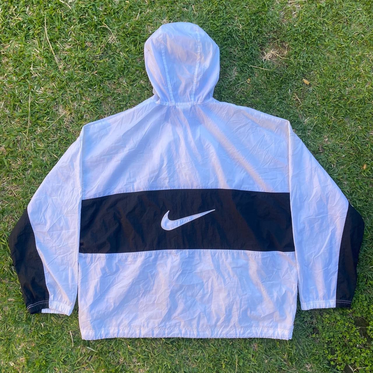 Nike Vintage Nike Center Logo 90s Half Zipper Hoodie windbreaker Size US XXL / EU 58 / 5 - 22 Thumbnail
