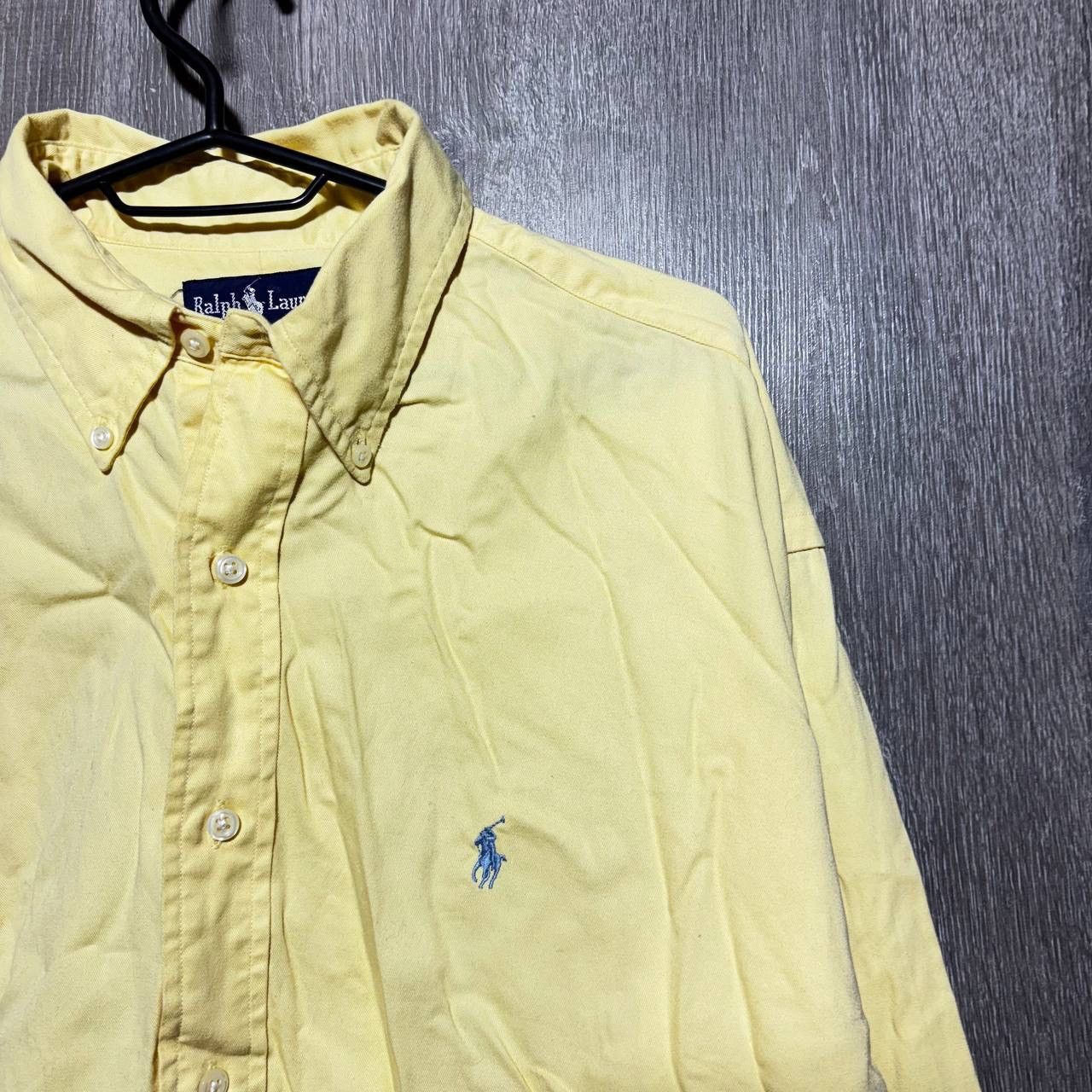 Polo Ralph Lauren Vintage Ralph Lauren Yarmouth Yellow Oxford Button Shirt Size US L / EU 52-54 / 3 - 2 Thumbnail