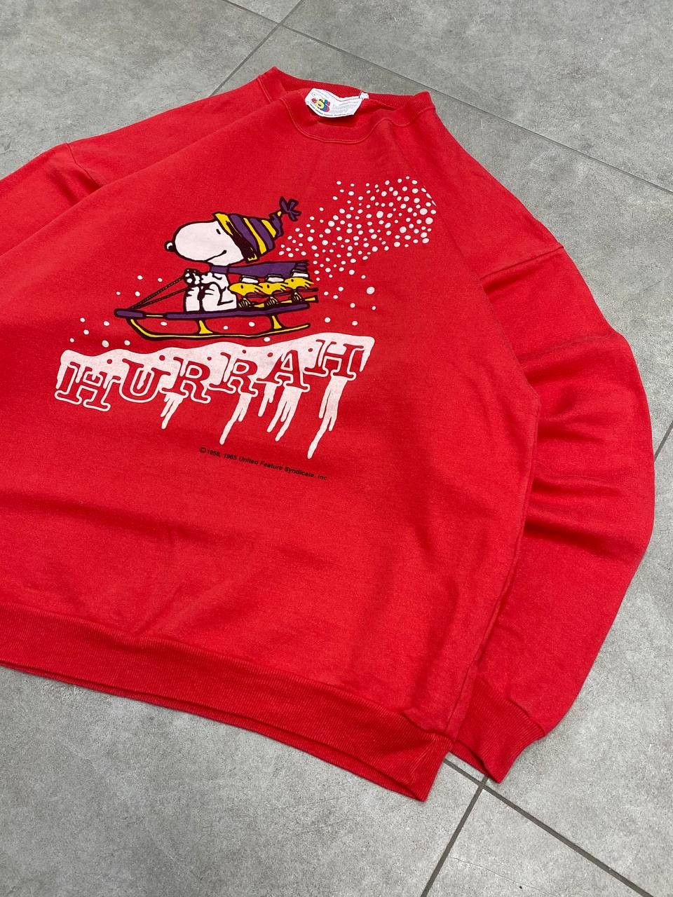 Peanuts Vintage Peanuts Snoopy Sport Christmas Snow Sweatshirt Size US XL / EU 56 / 4 - 5 Thumbnail