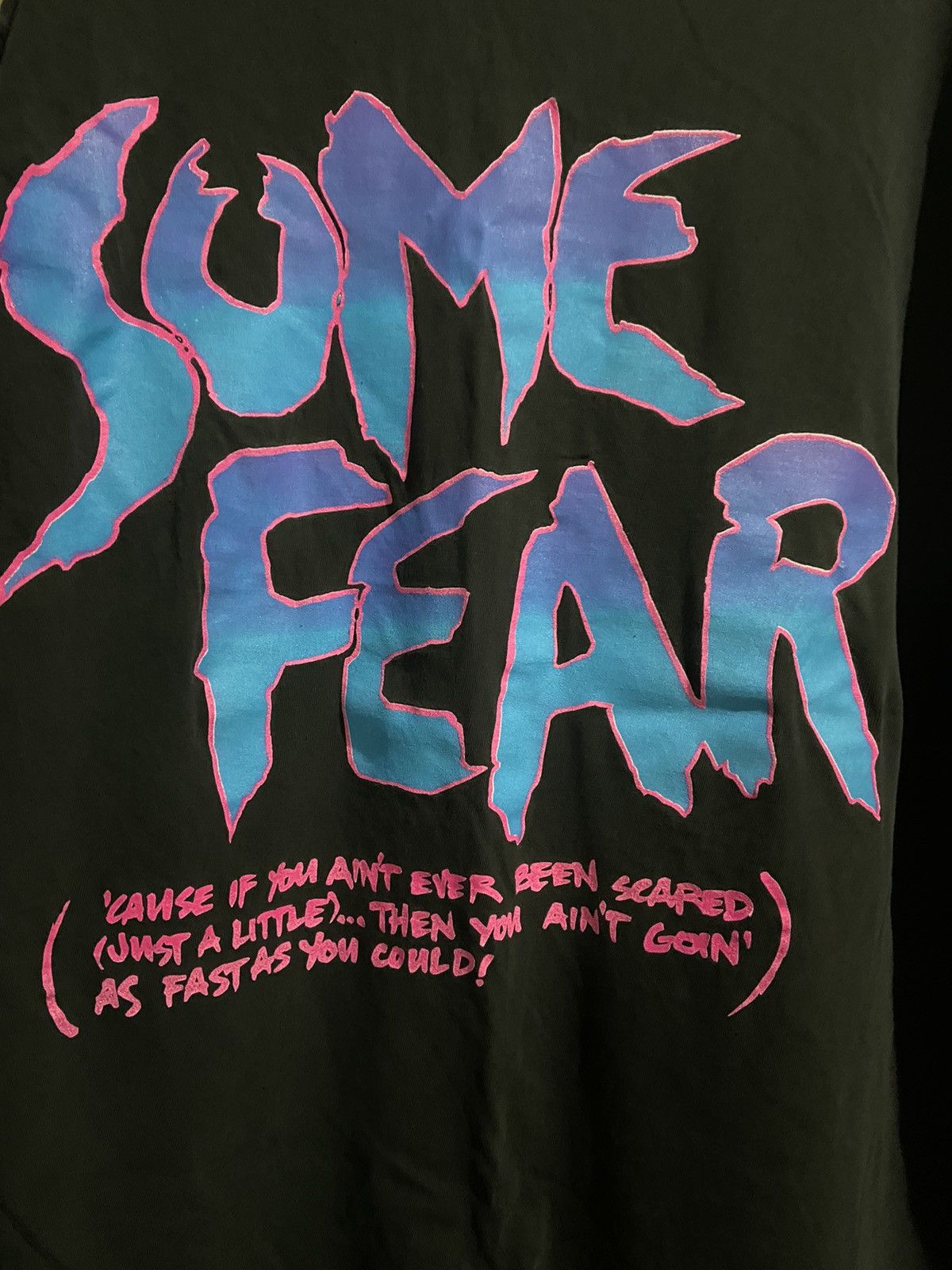 Vintage Vintage some fear nascar single stitch black t-shirt xl Size US XL / EU 56 / 4 - 2 Thumbnail