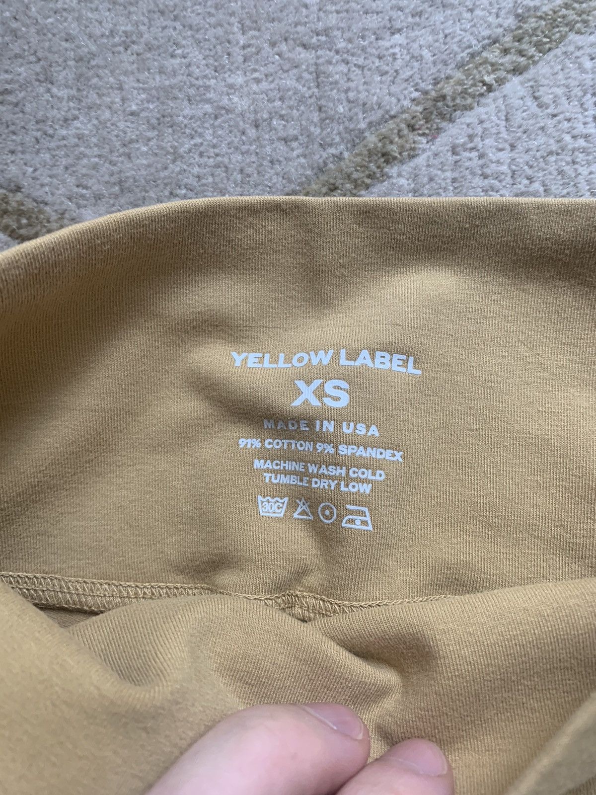Other Yellow Label Co. Leisure Leggings Size XS in Camel Size 25" / US 0 / IT 36 - 3 Thumbnail