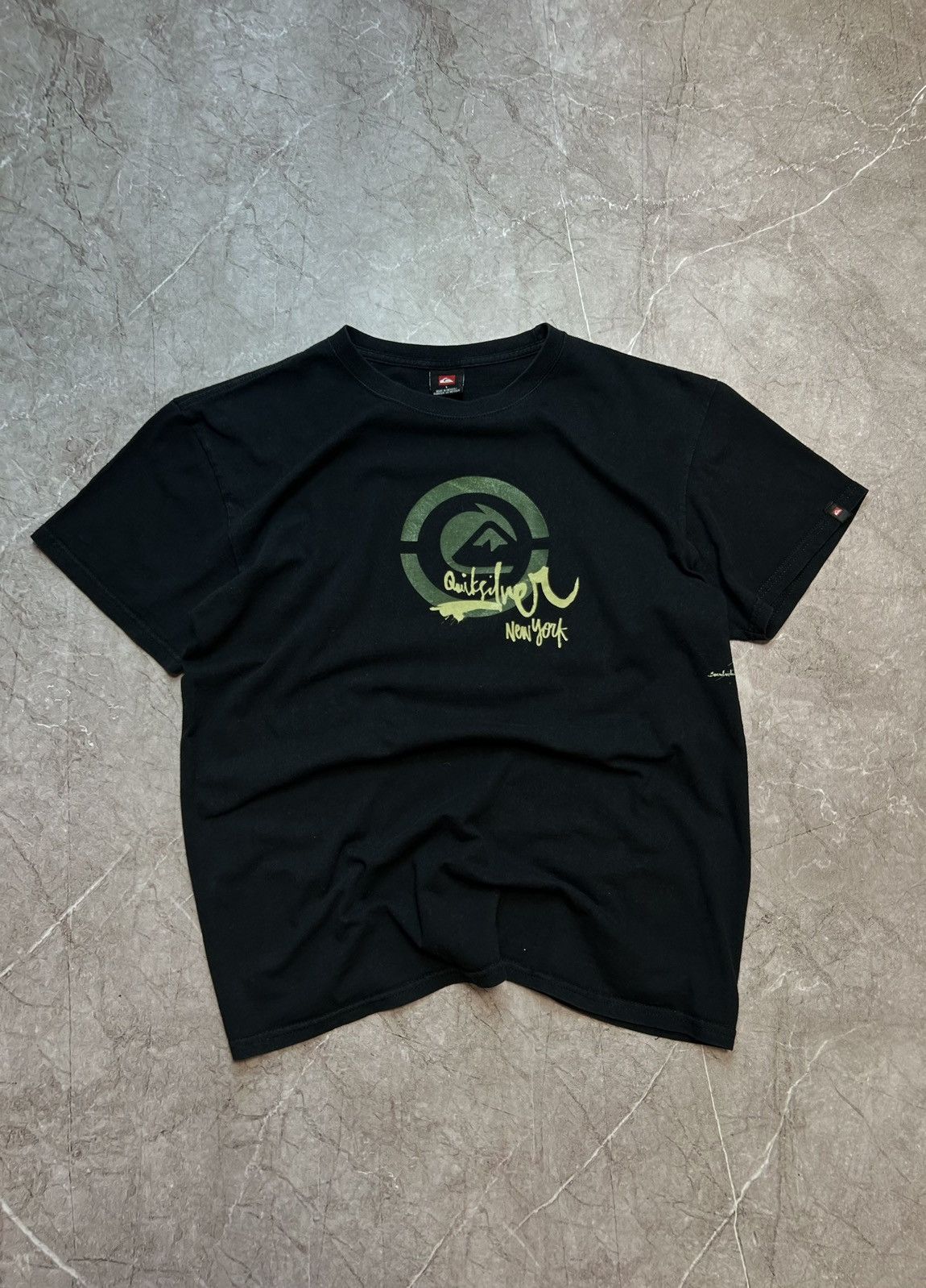 Quiksilver × Vintage Vintage Quiksilver T-shirt Black Rare Size US L / EU 52-54 / 3 - 3 Thumbnail