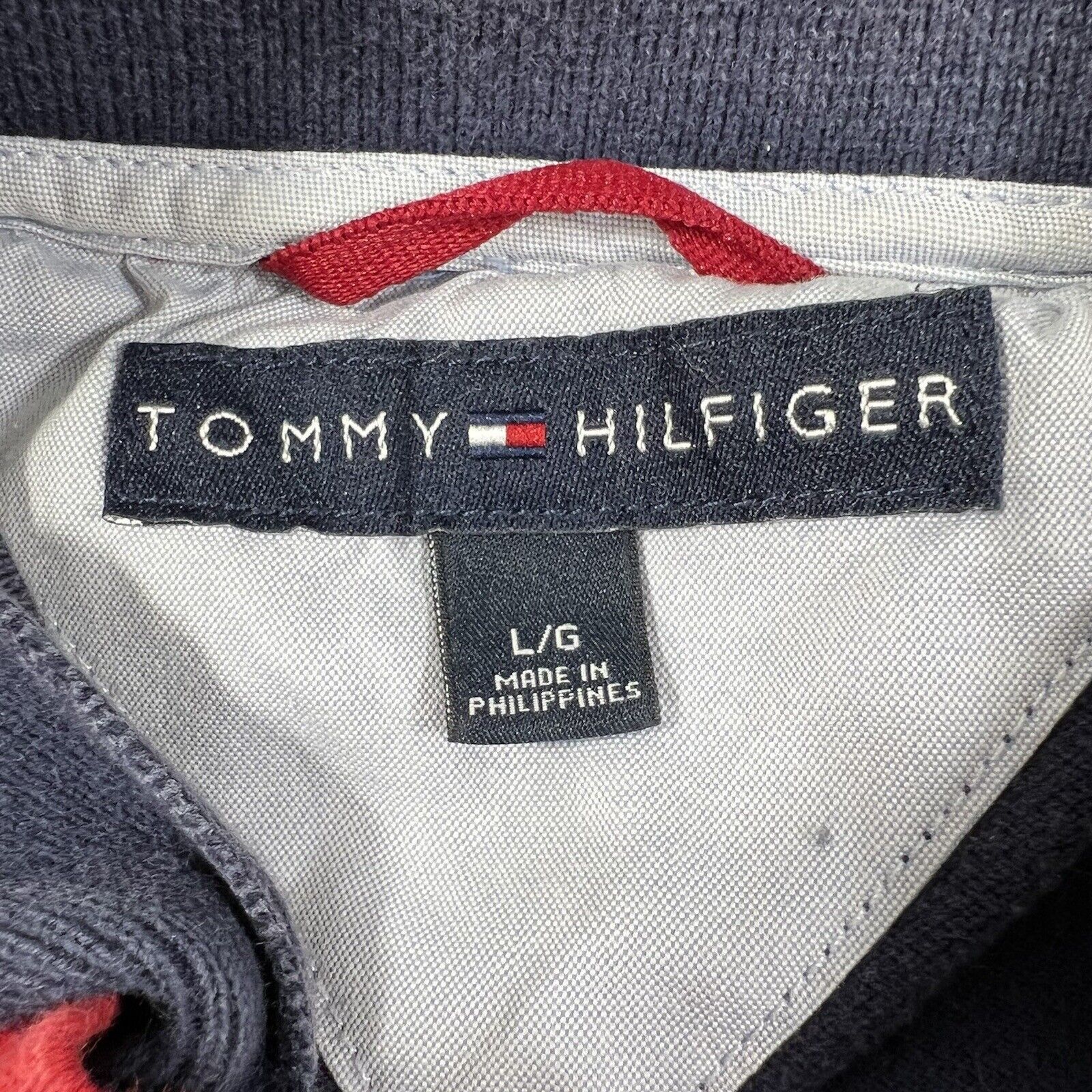 Tommy Hilfiger Tommy Hilfigers Large Blue Red White Stripe Polo Shirt Size US L / EU 52-54 / 3 - 3 Thumbnail