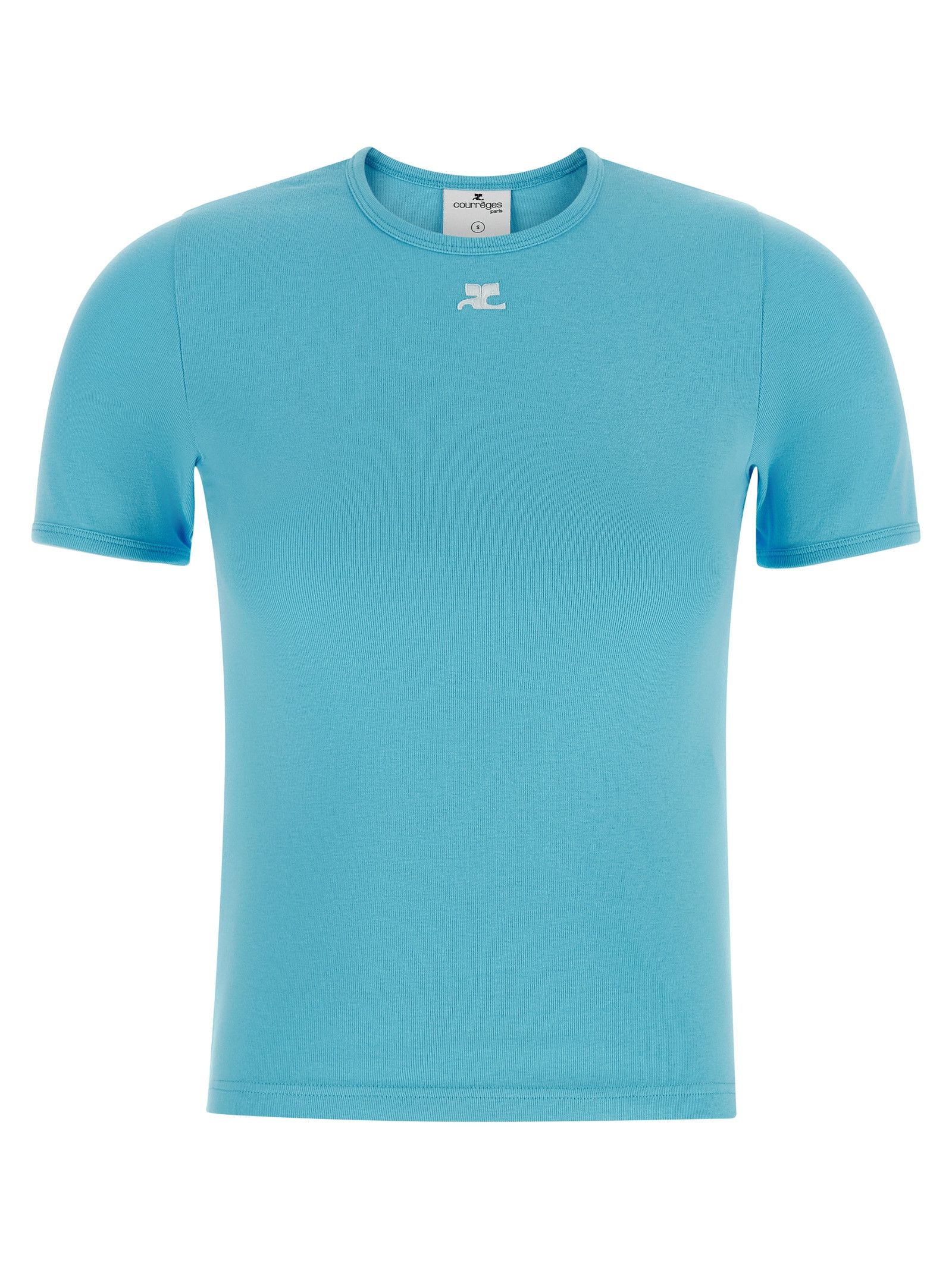 Courreges 'Signature Contrast' T-shirt Size S / US 4 / IT 40 - 1 Thumbnail