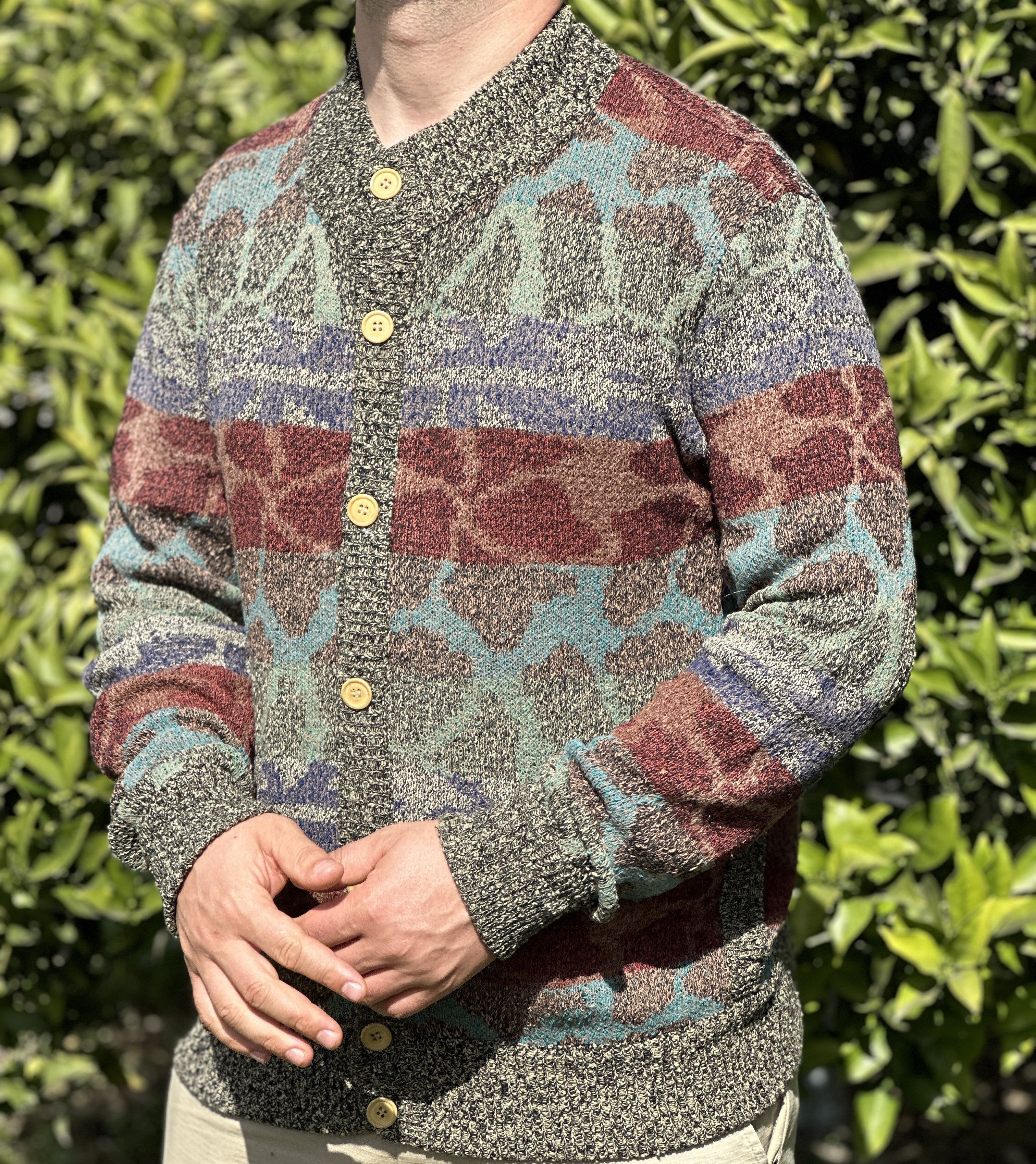 Missoni Missoni Uomo Cardigan 3D Knit DNA Retro Sweater Size L Size US L / EU 52-54 / 3 - 3 Thumbnail
