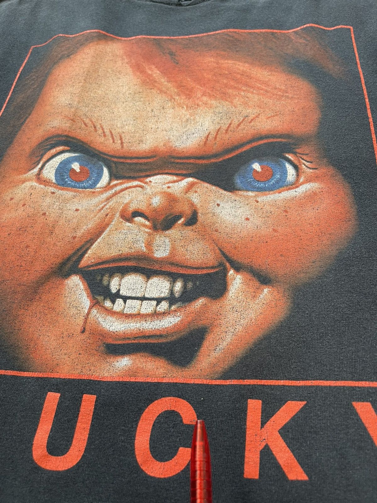 Vintage Distresses Chucky Horror Movies Shirt Size US XL / EU 56 / 4 - 9 Thumbnail