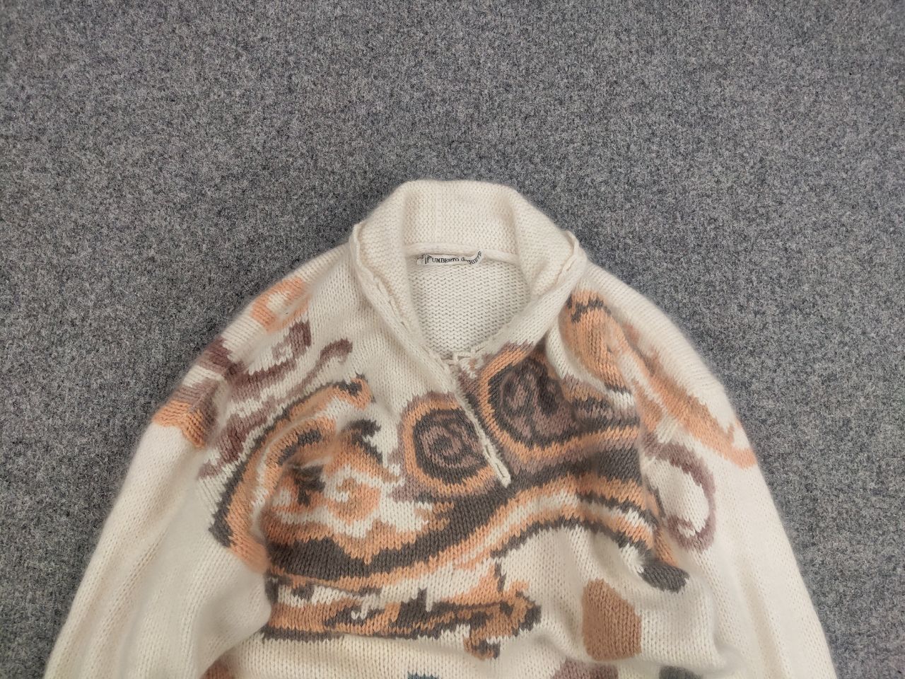 Other Umberto Ginocchietti 80's longline knit angora blend sweater Size M / US 6-8 / IT 42-44 - 8 Thumbnail