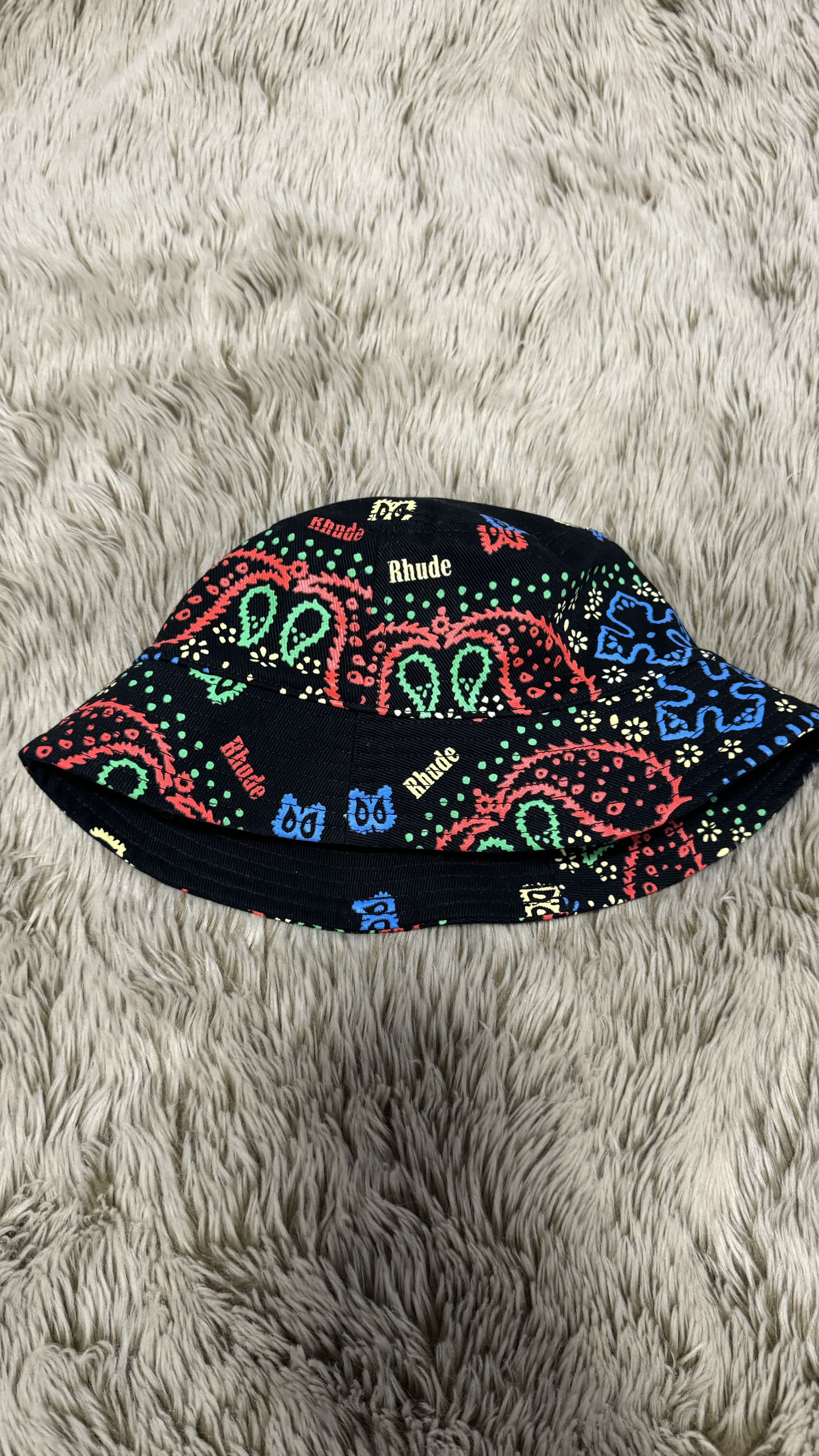 image of Rhude Bandana Bucket Hat, Men's