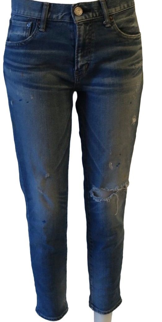 MOUSSY Moussy Vintage Dixie Paint Splattered Jean Size 29" - 8 Thumbnail