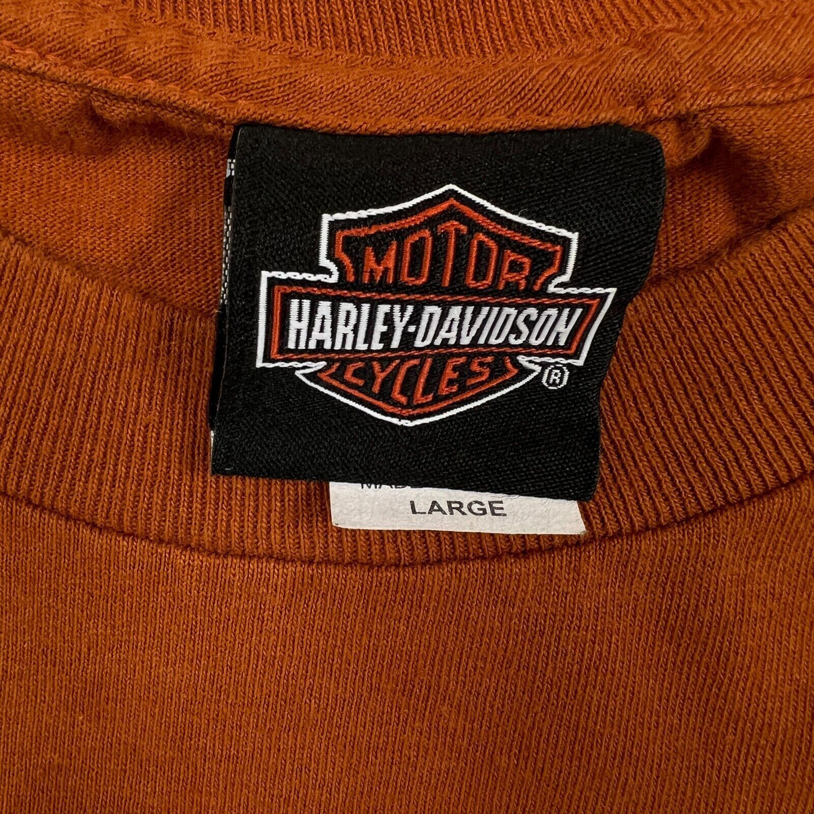 Harley Davidson × Vintage Vintage Y2K Harley Davidson T Shirt Ride To Live Biker Tee Size US L / EU 52-54 / 3 - 6 Thumbnail