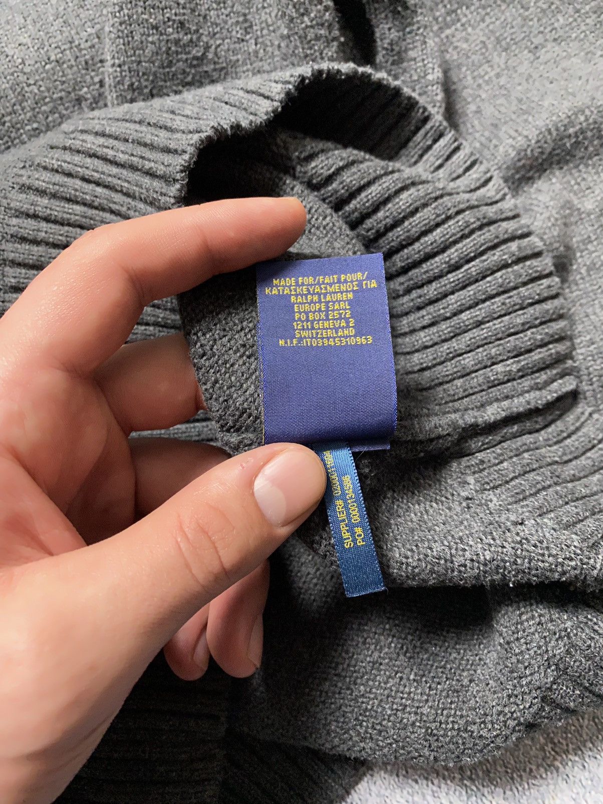 Ralph Lauren Polo Ralph Lauren VNTG KniT Crew Neck Mini Logo Sweater Size US M / EU 48-50 / 2 - 11 Thumbnail