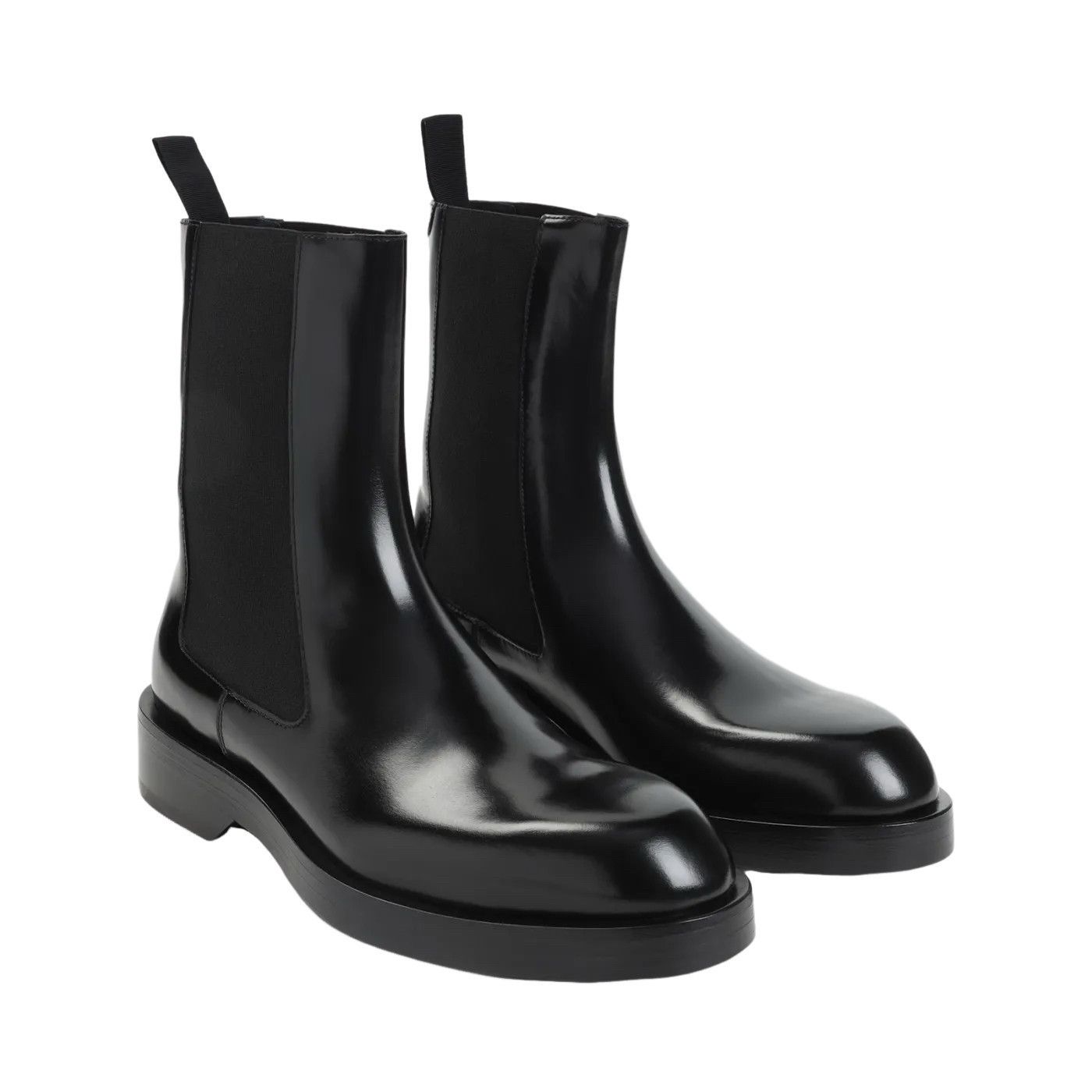 Jil Sander JIL SANDER Black Leather Boots New & Authentic (Men's size:1 Size US 10 / EU 43 - 3 Thumbnail