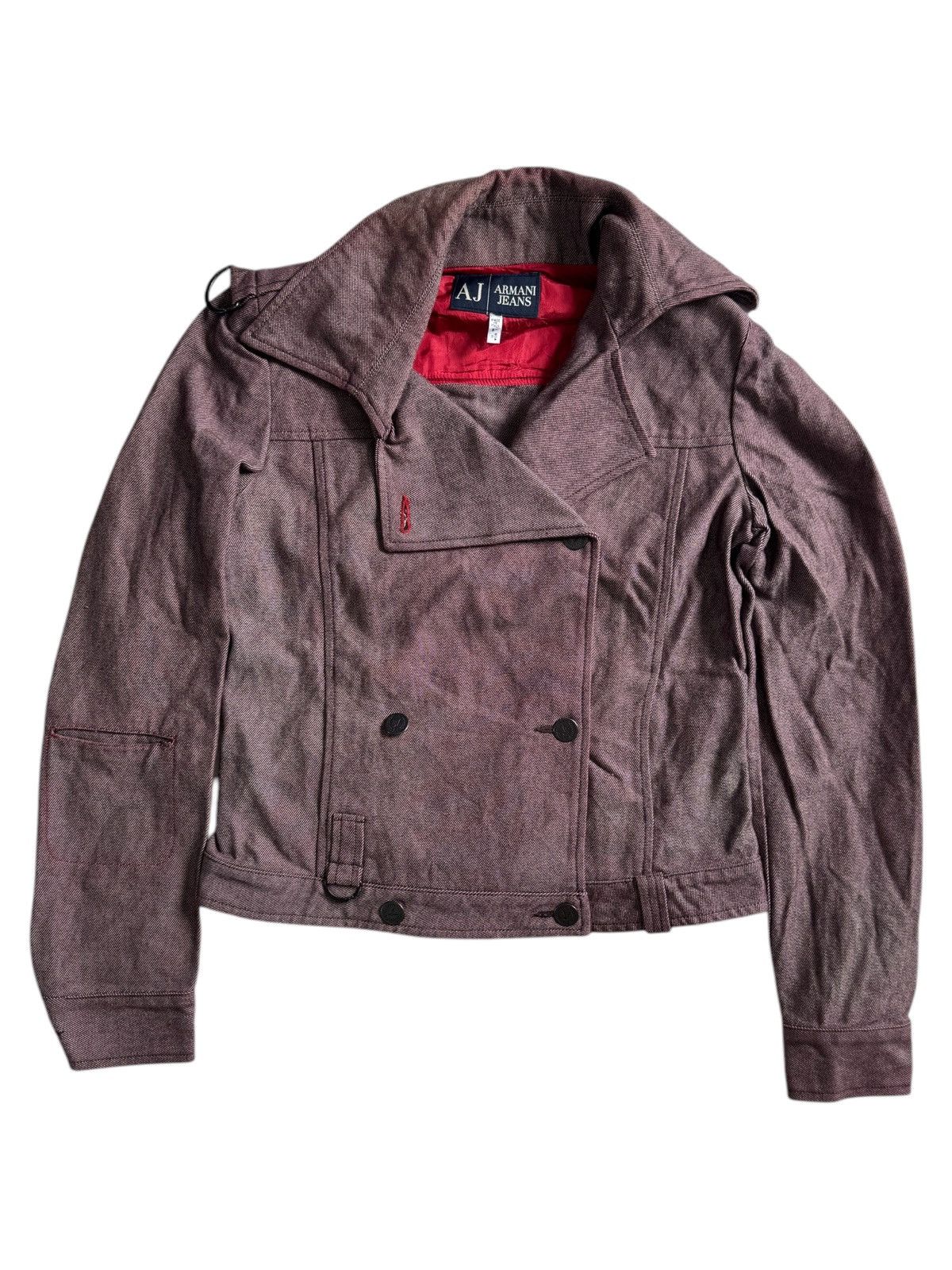 Armani VERY RARE VINTAGE JACKET GIORGIO ARMANI JEANS BIKER DISPATCH Size US S / EU 44-46 / 1 - 1 Thumbnail